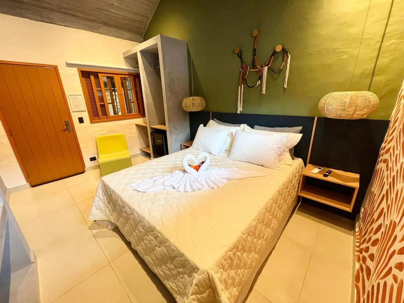 Bed in Pousada Refúgio de Maresias