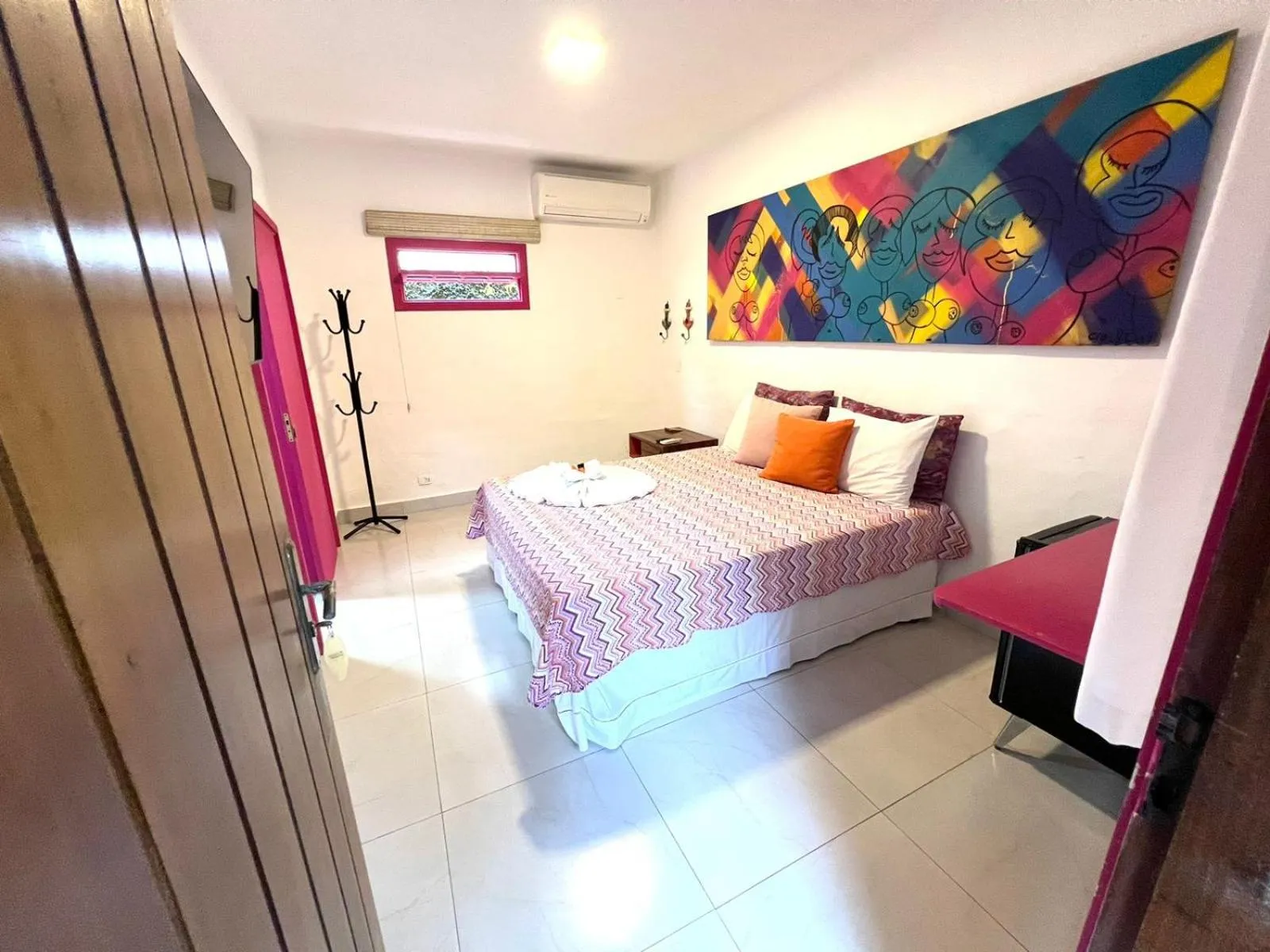 Bed in Pousada Refúgio de Maresias