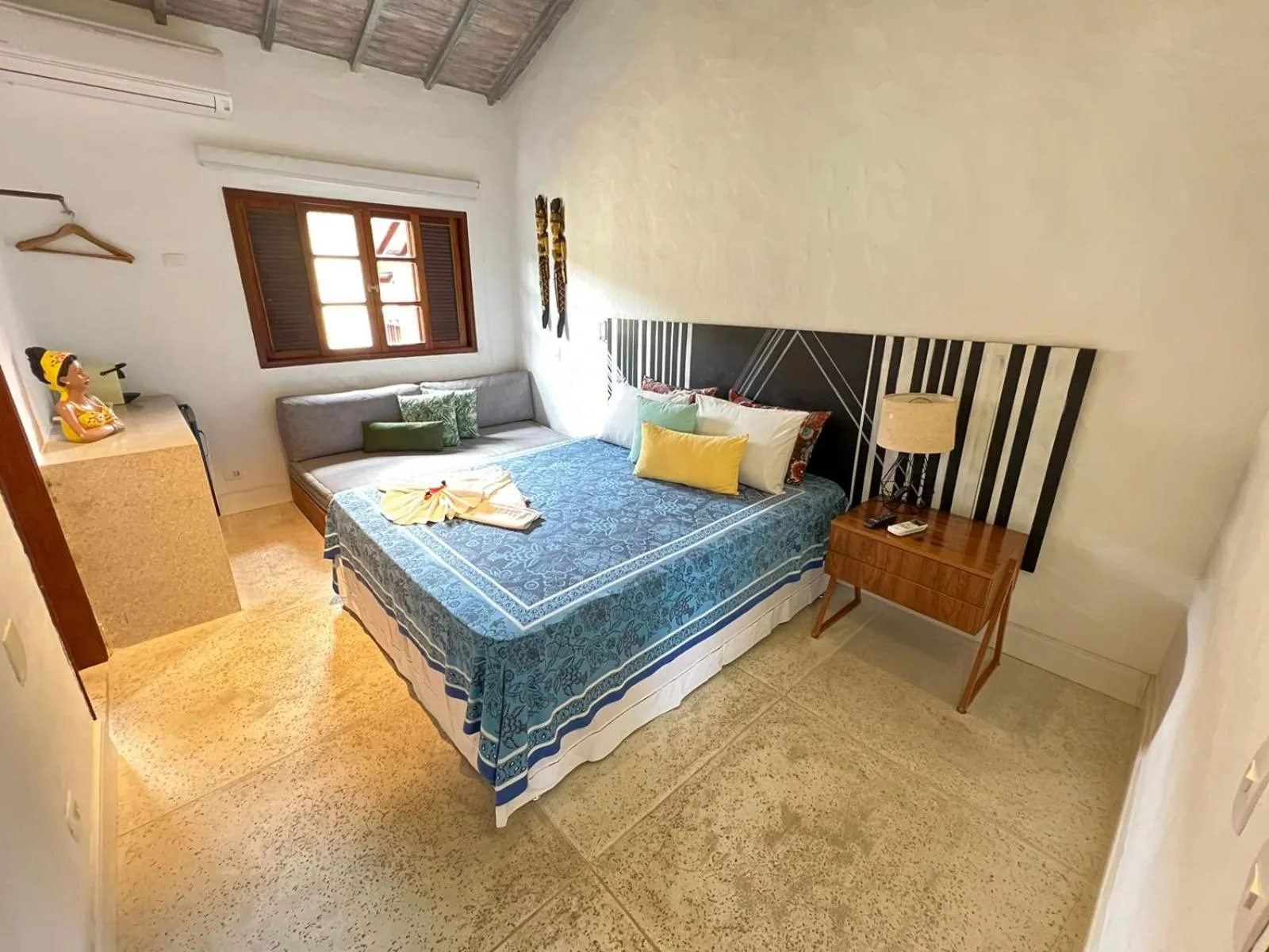 Bed in Pousada Refúgio de Maresias