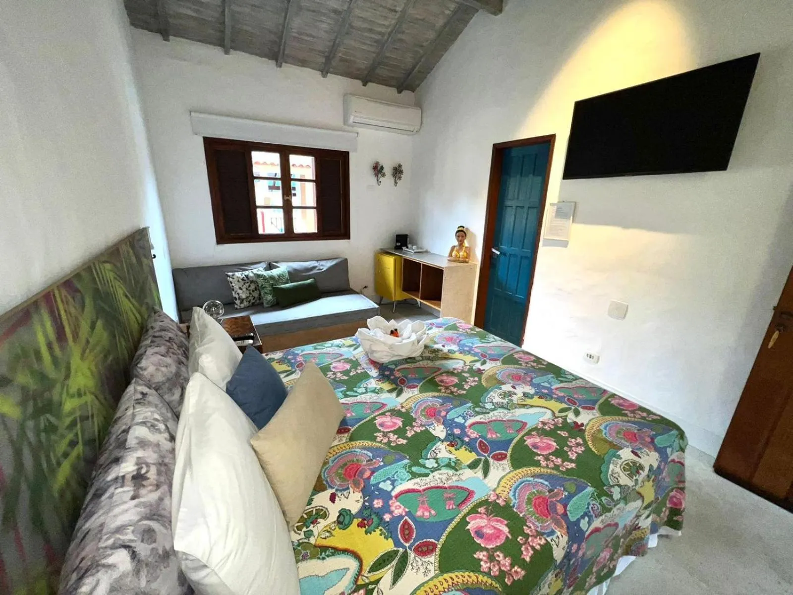 Bed in Pousada Refúgio de Maresias