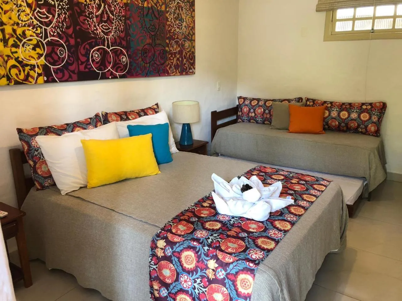 Bed in Pousada Refúgio de Maresias