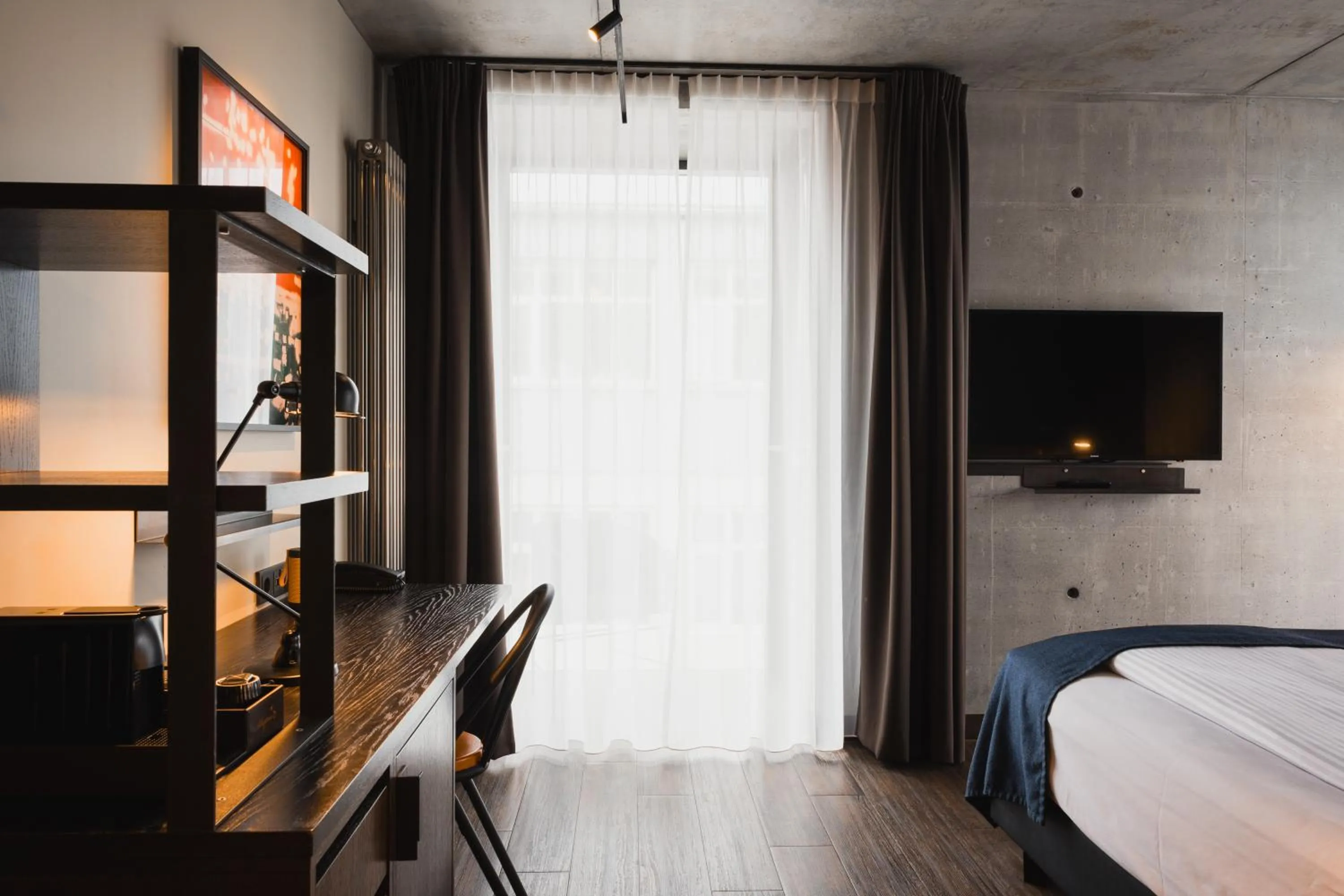 Bedroom, Bed in Exeter Hotel