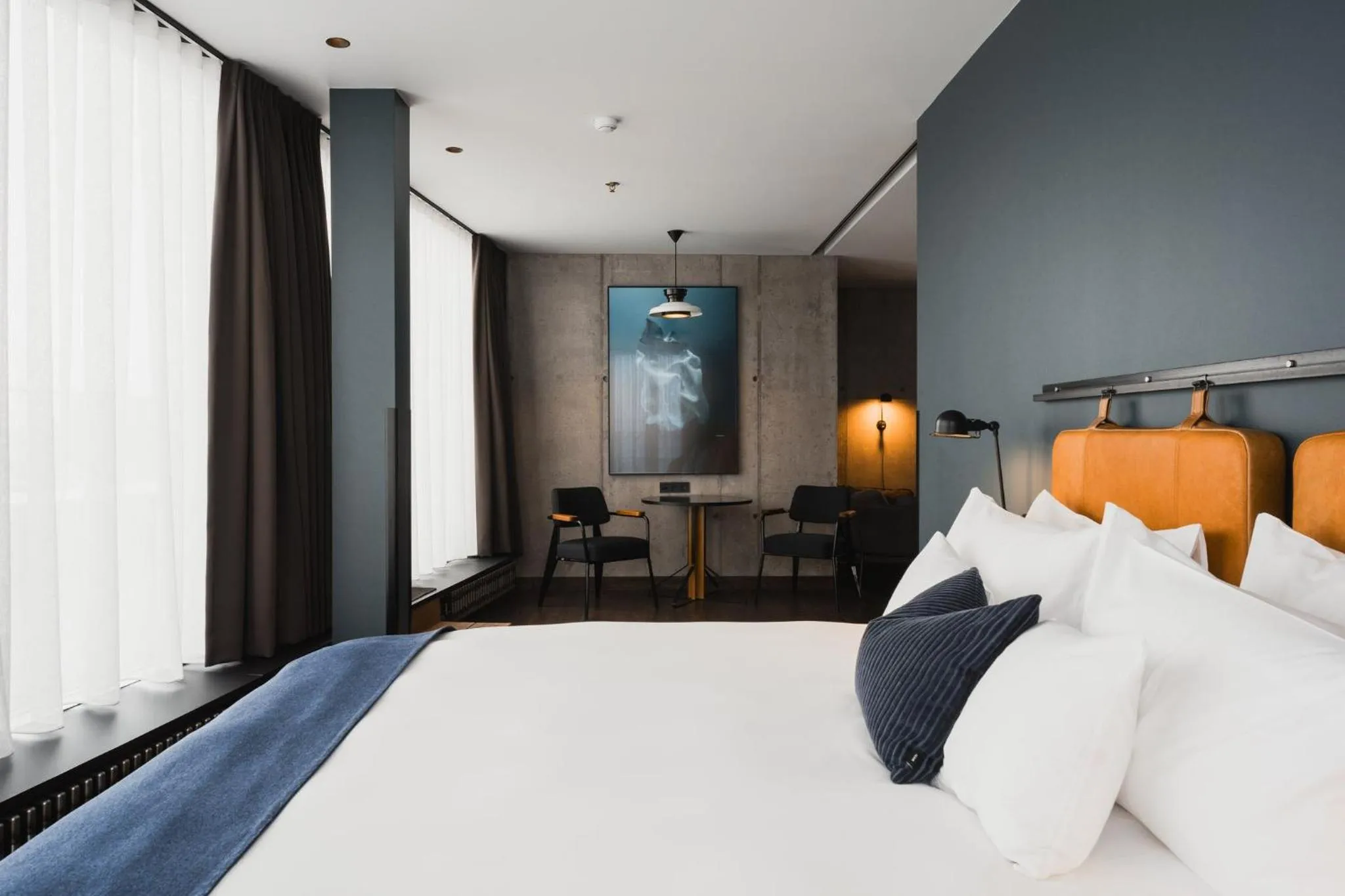 Bedroom, Bed in Exeter Hotel