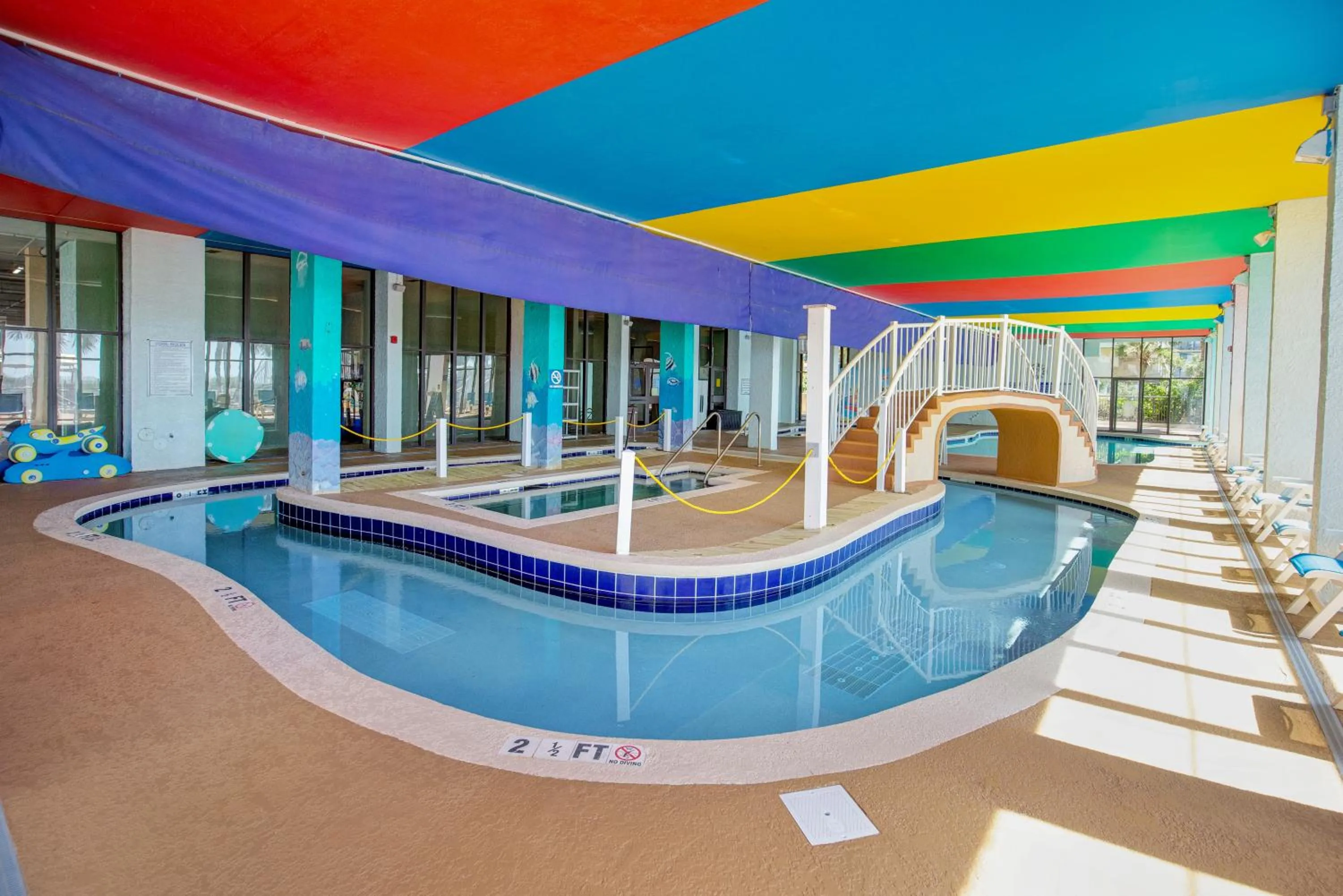Swimming pool in Monterey Bay Suites