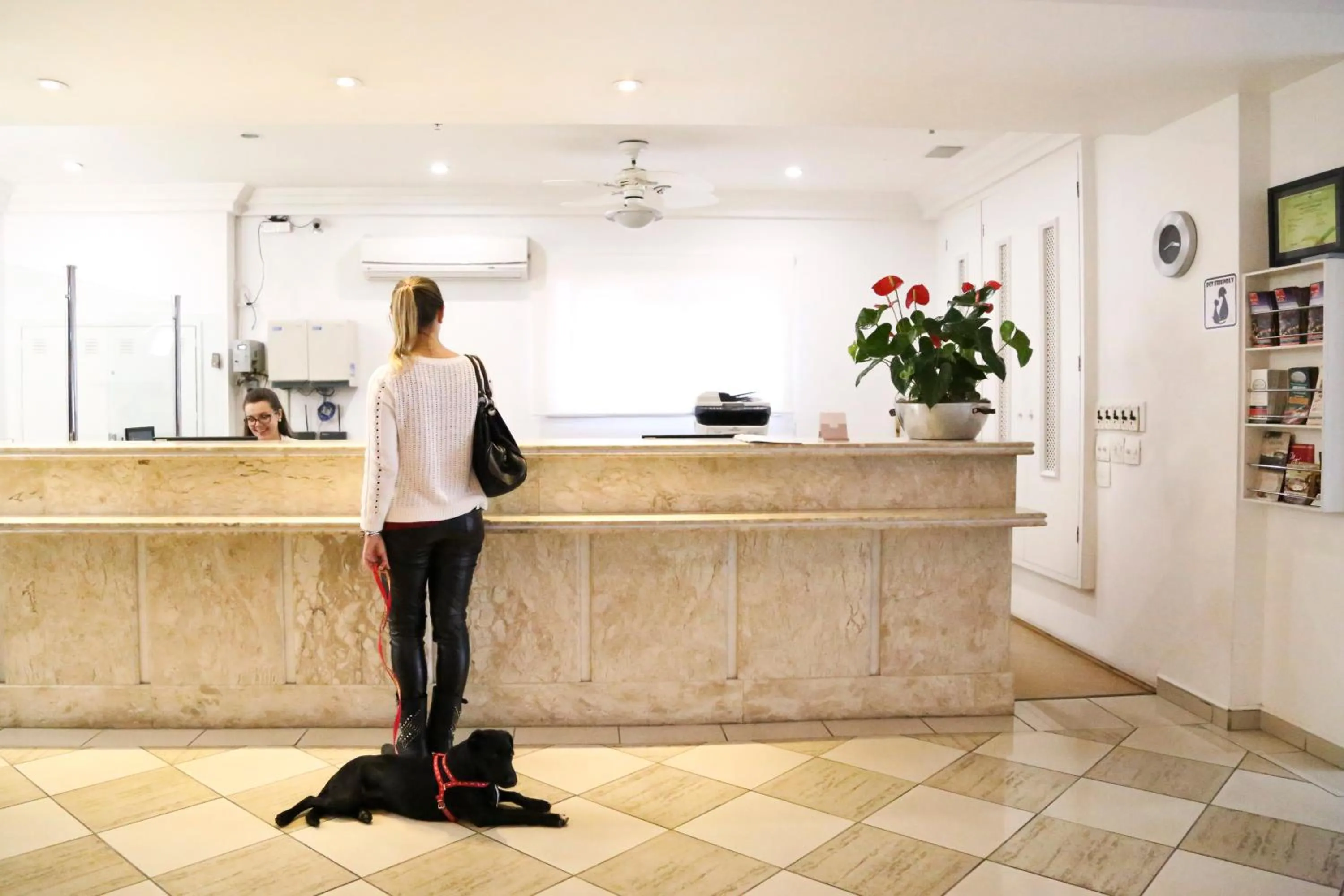 Lobby or reception in Vitória Hotel Residence NewPort