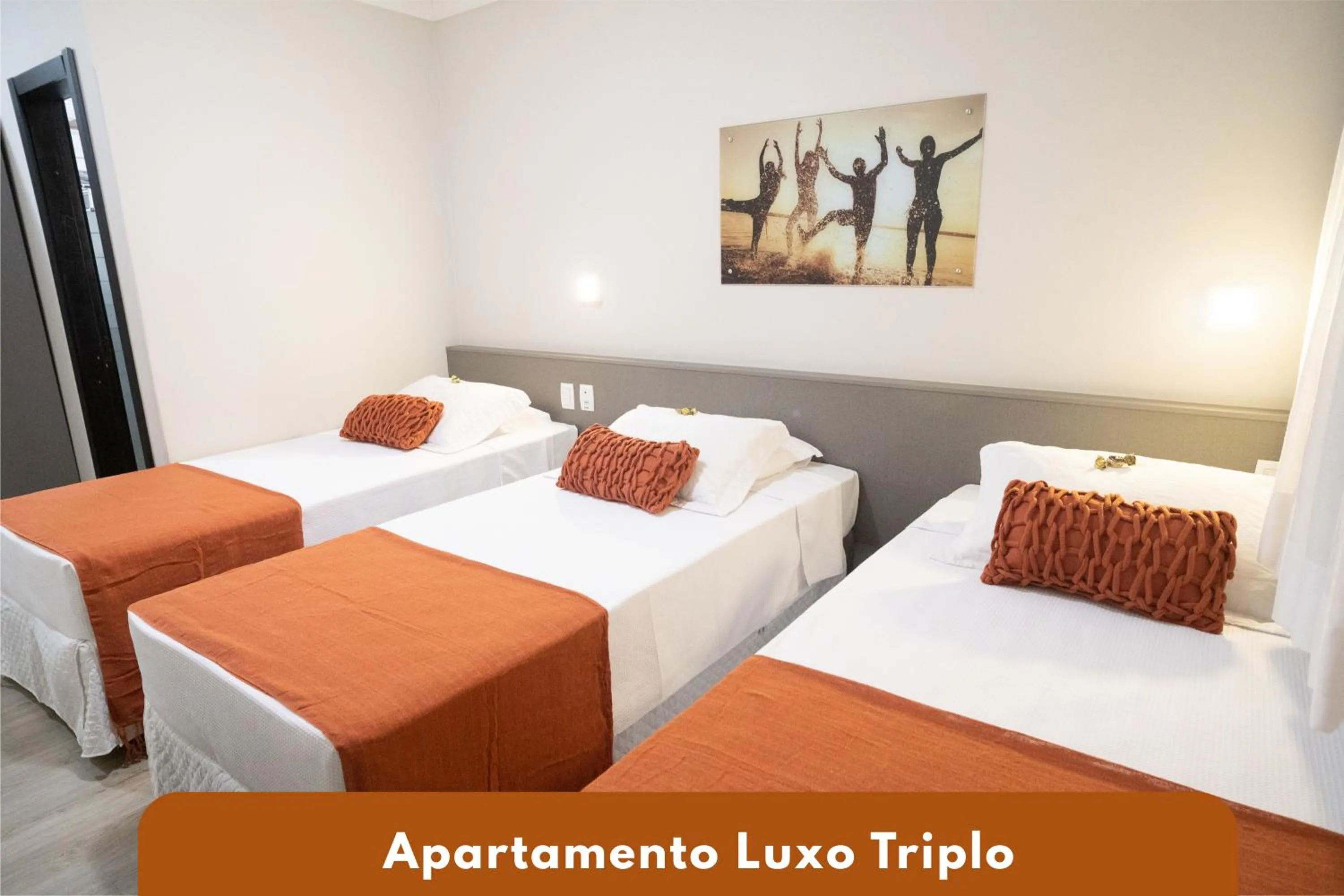 Bed in Camboriú Praia Hotel