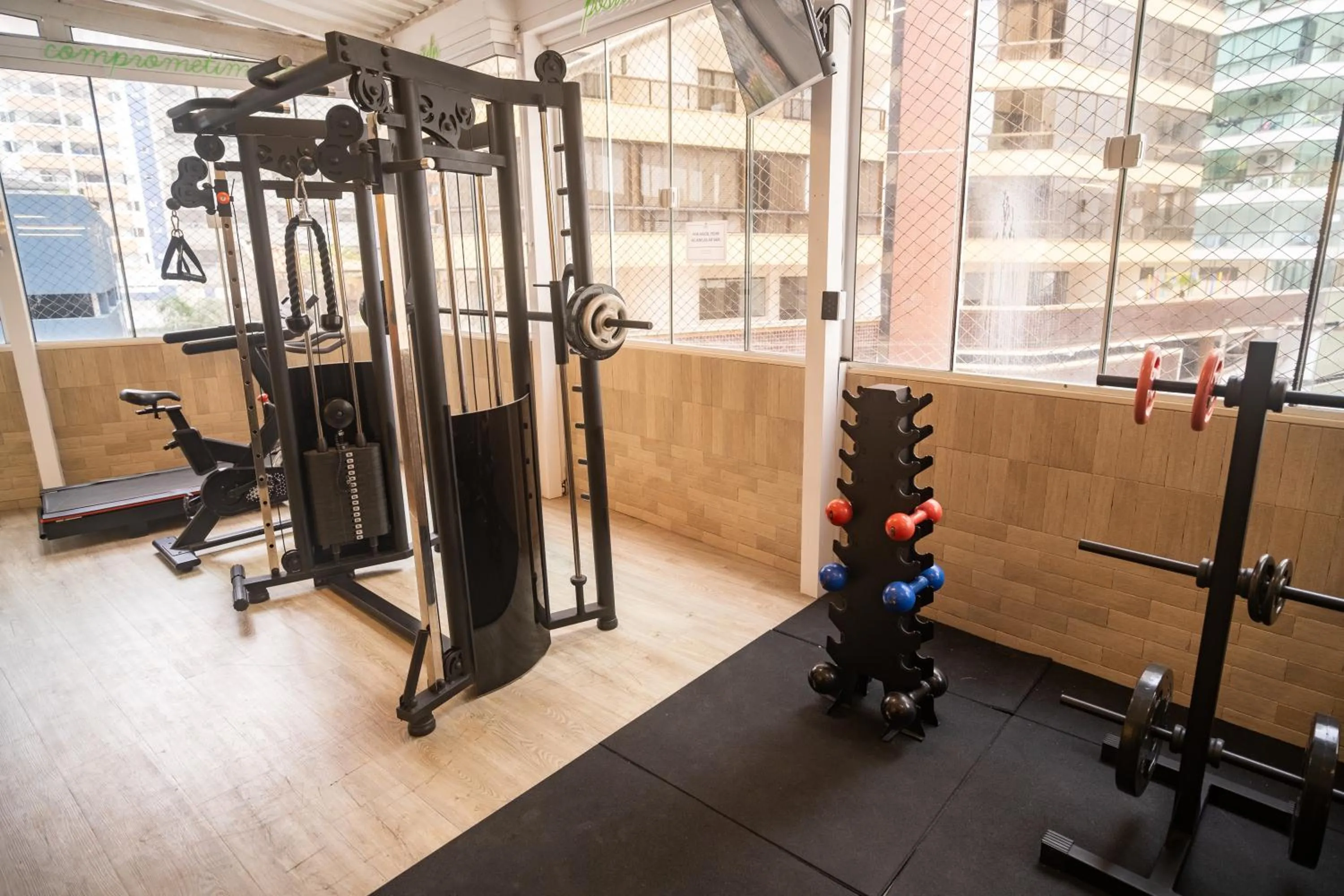 Fitness centre/facilities in Camboriú Praia Hotel