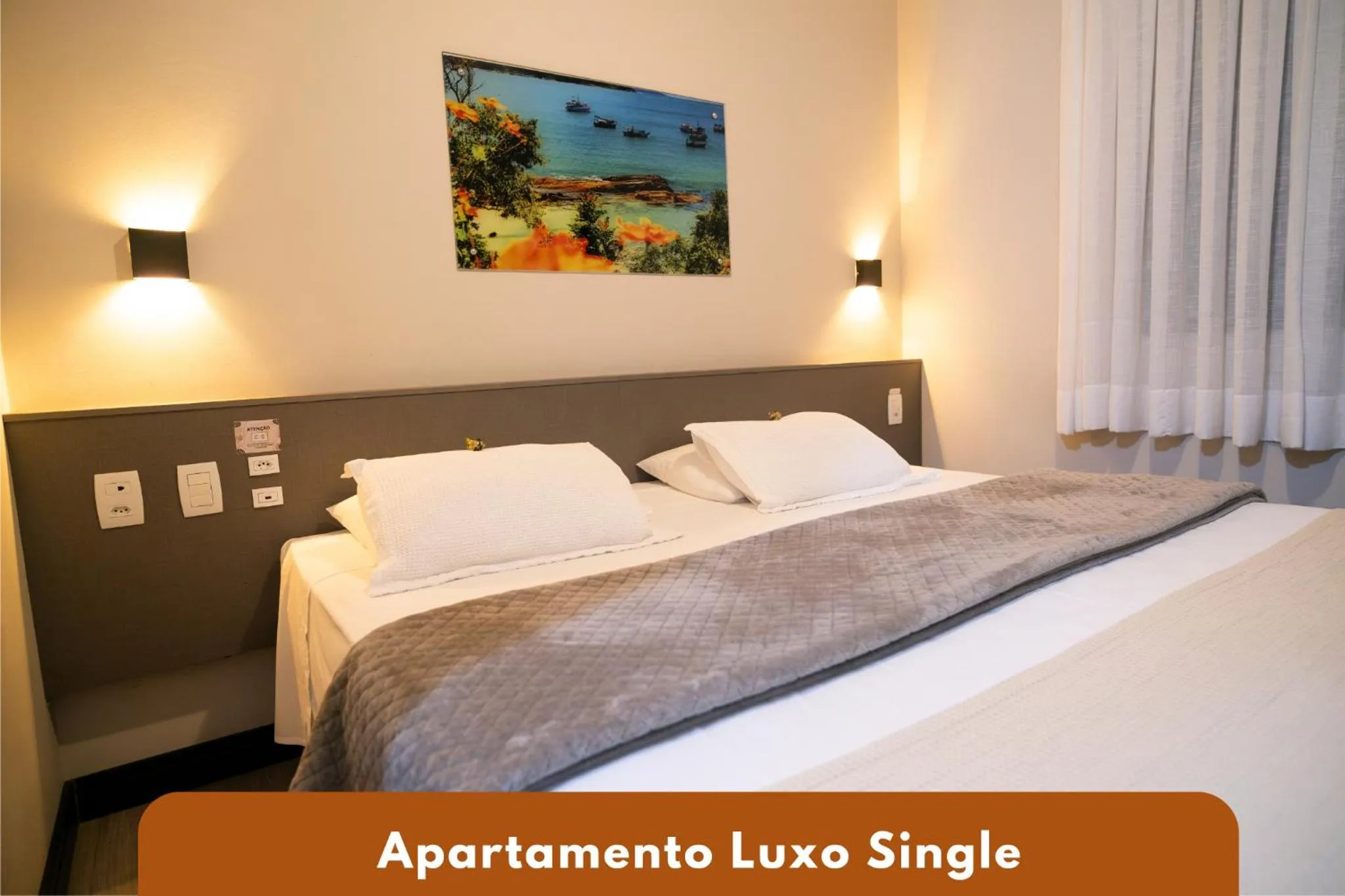 Bed in Camboriú Praia Hotel