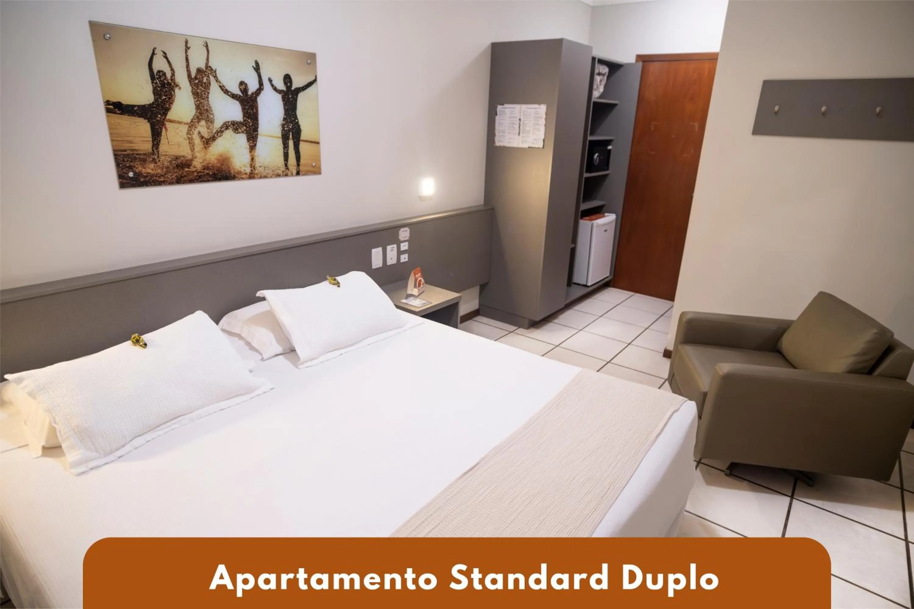 Bed in Camboriú Praia Hotel