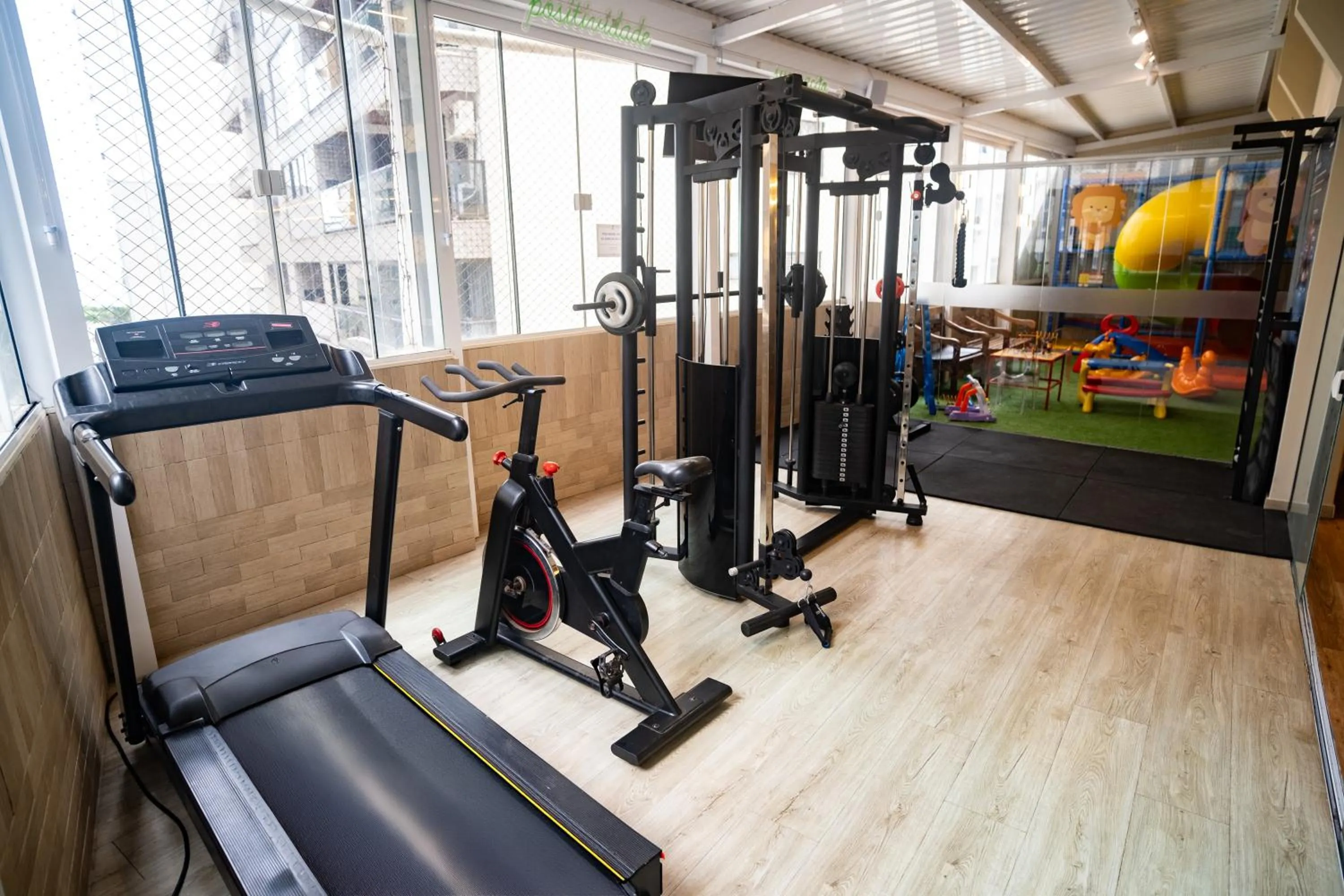 Fitness centre/facilities in Camboriú Praia Hotel