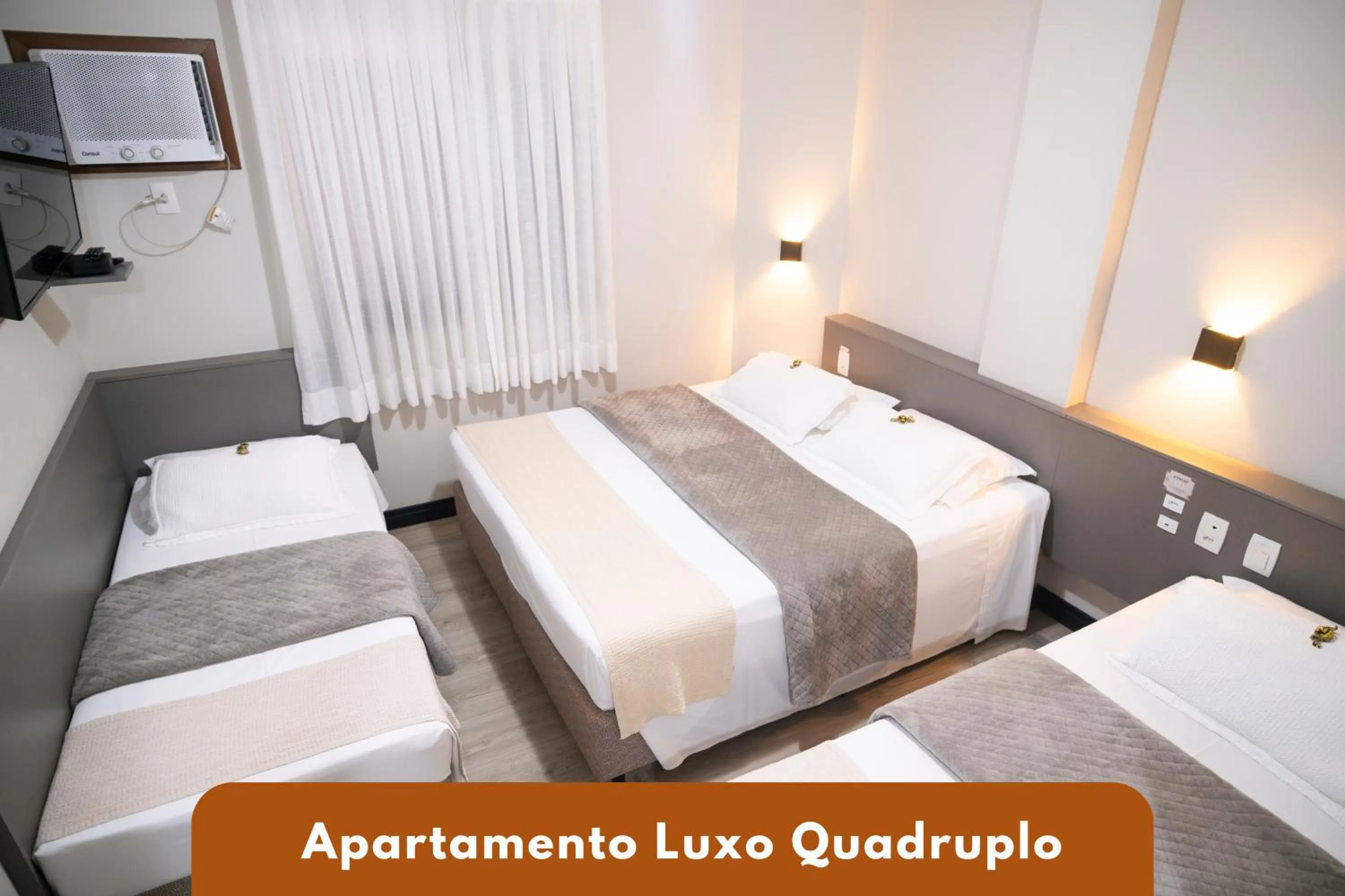 Bed in Camboriú Praia Hotel