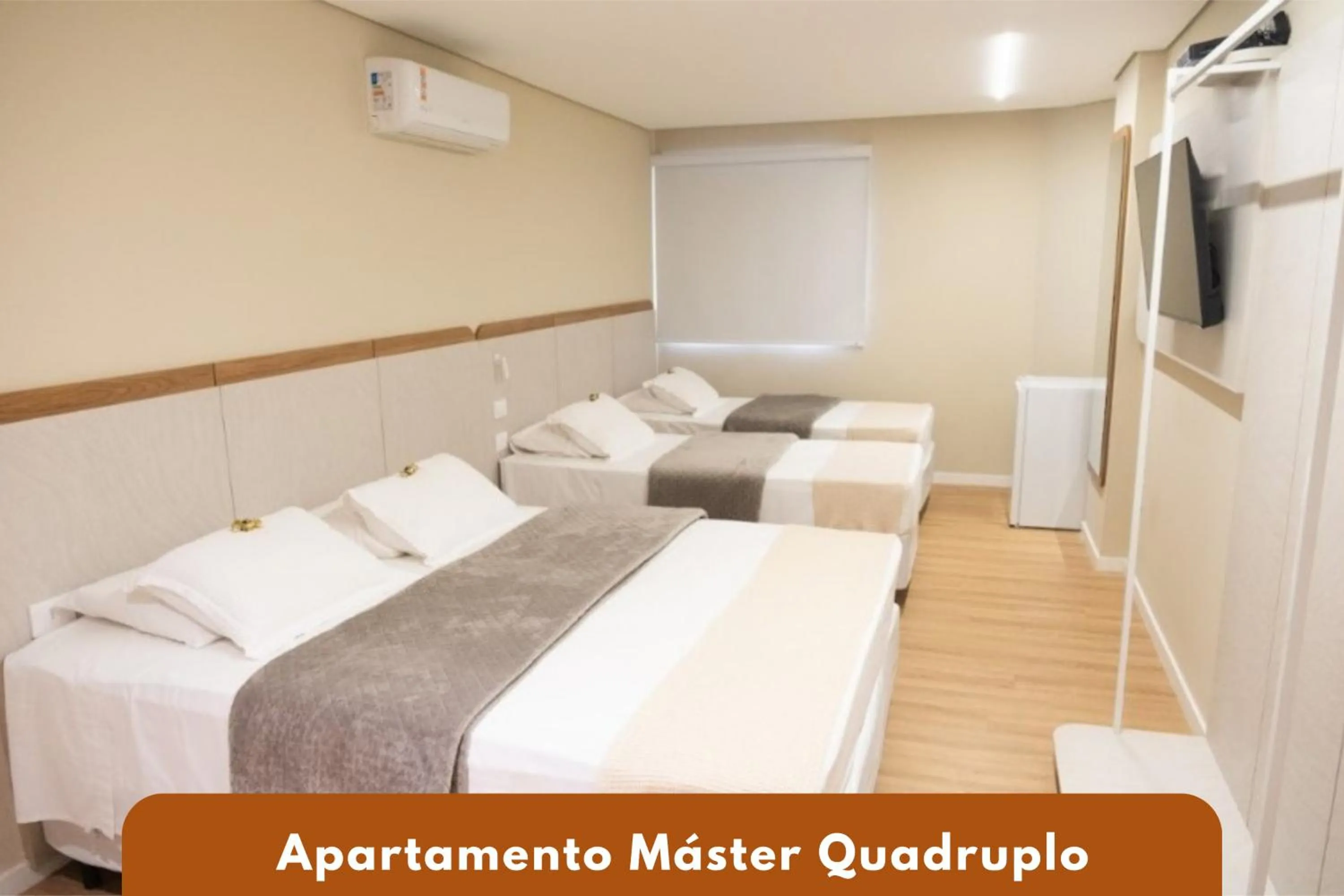 Bed in Camboriú Praia Hotel