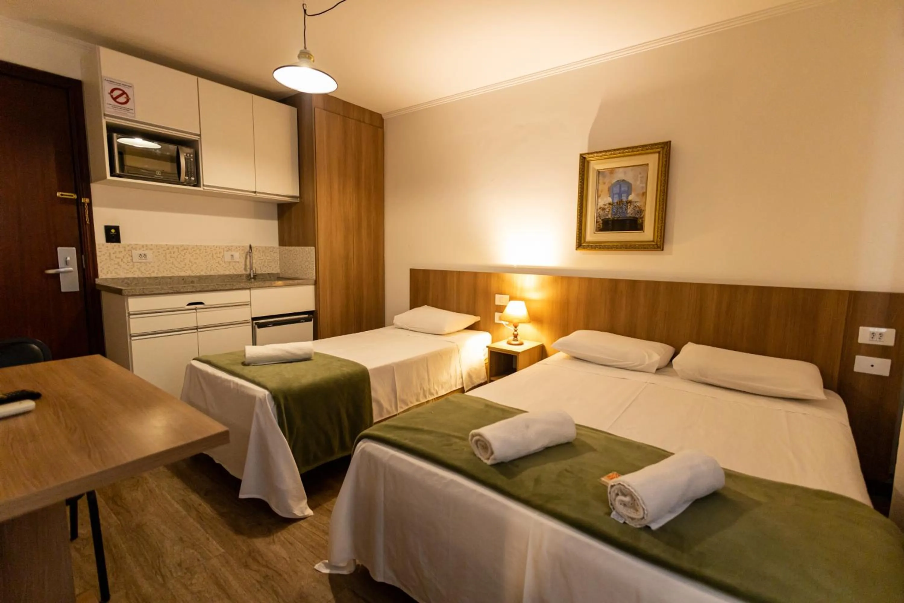 Bed in Hotel Golden Star