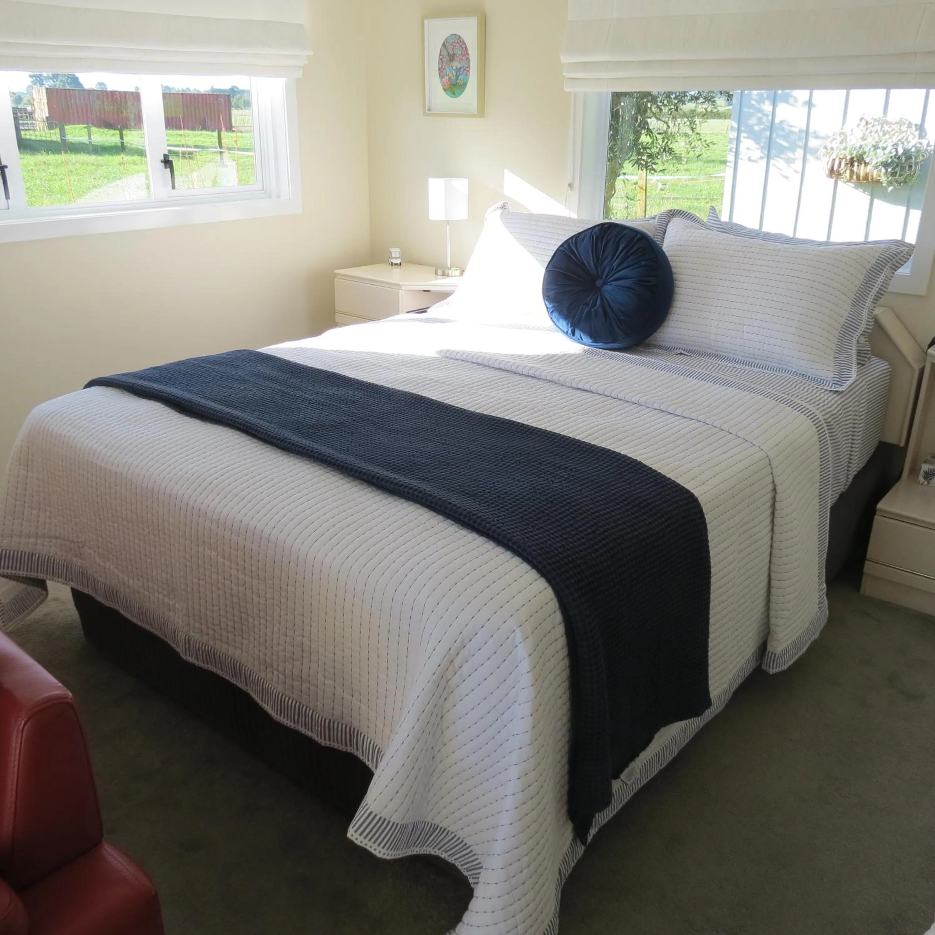 Bed in Mohaonui Farmstay