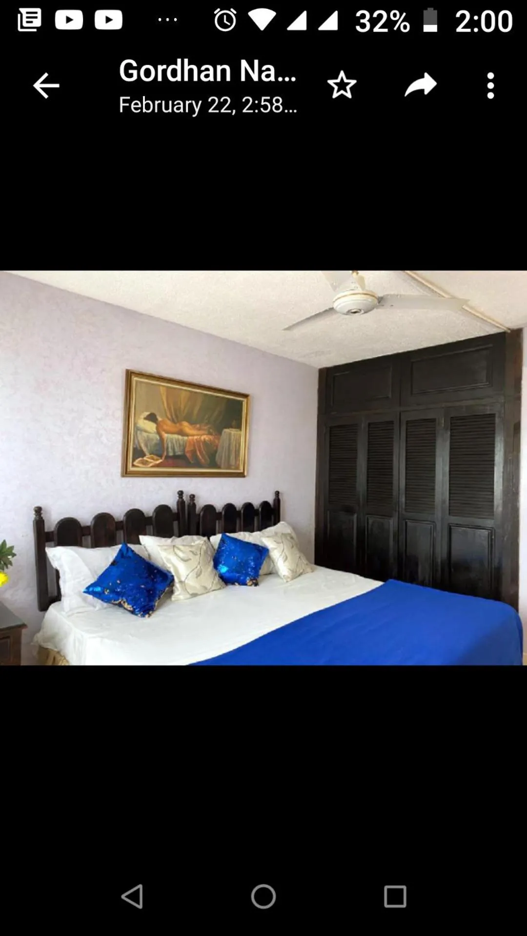 Bed in Beach-side condos at Turtle Beach Towers