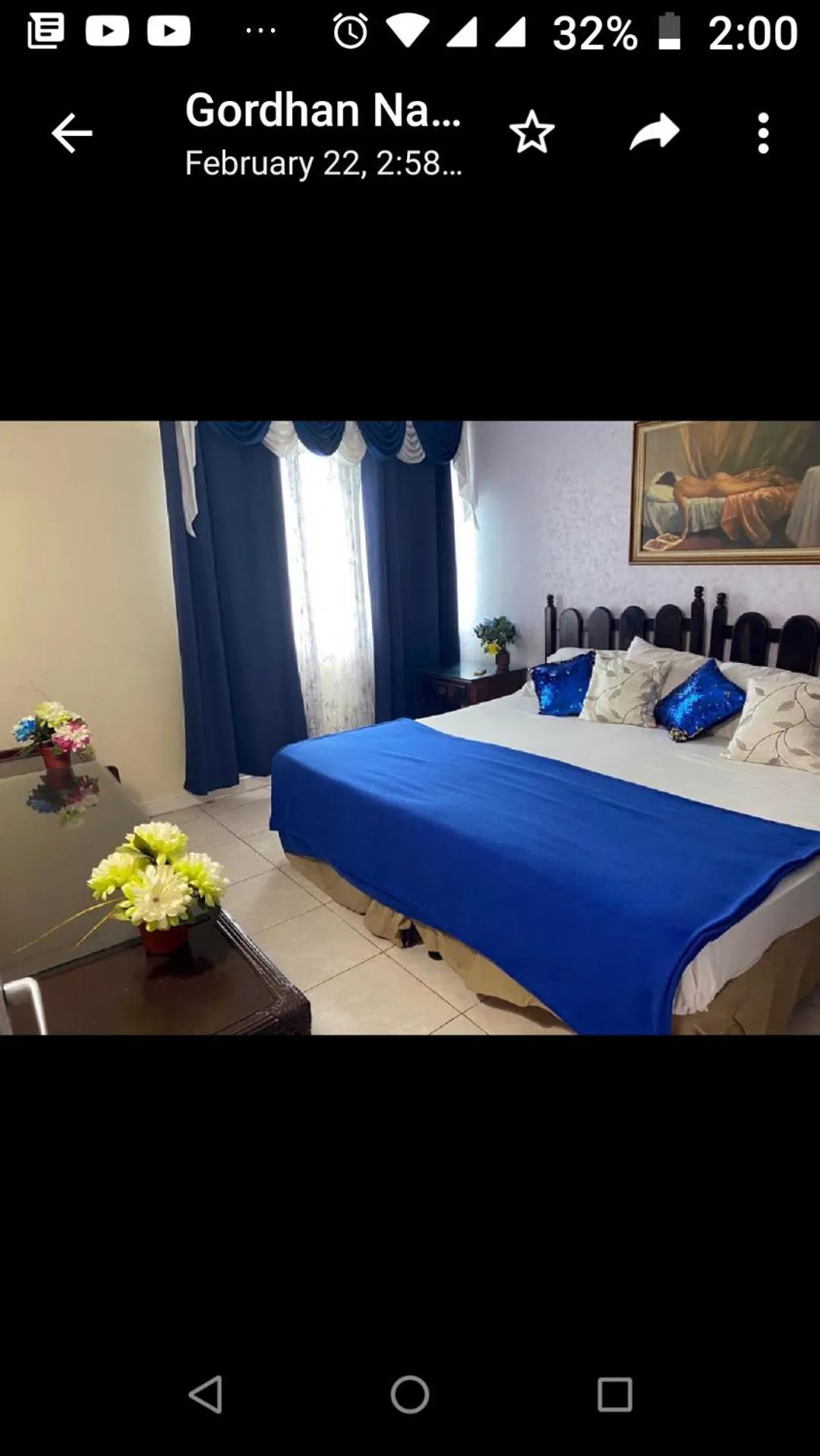 Bed in Beach-side condos at Turtle Beach Towers