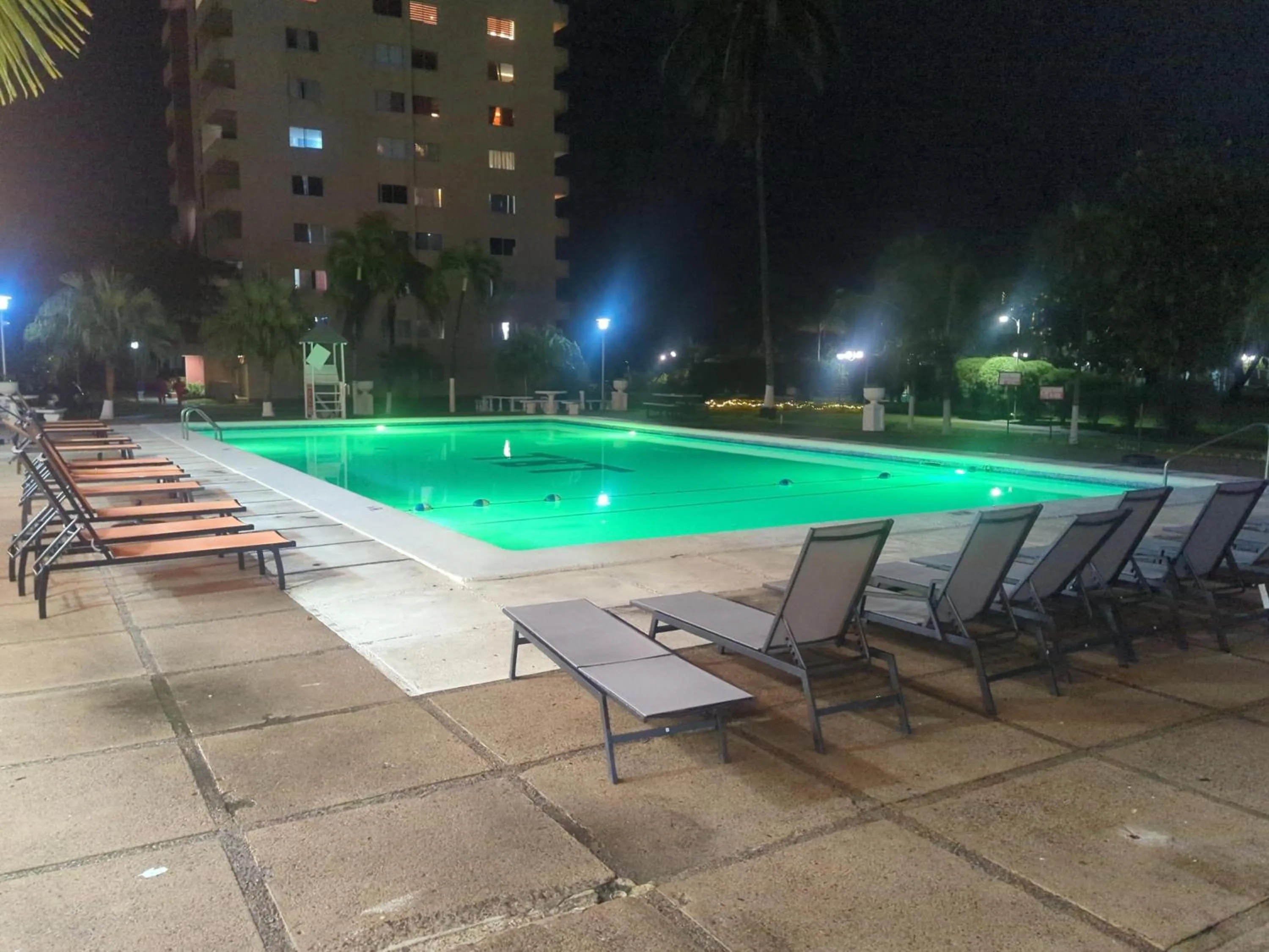 Beach-side condos at Turtle Beach Towers