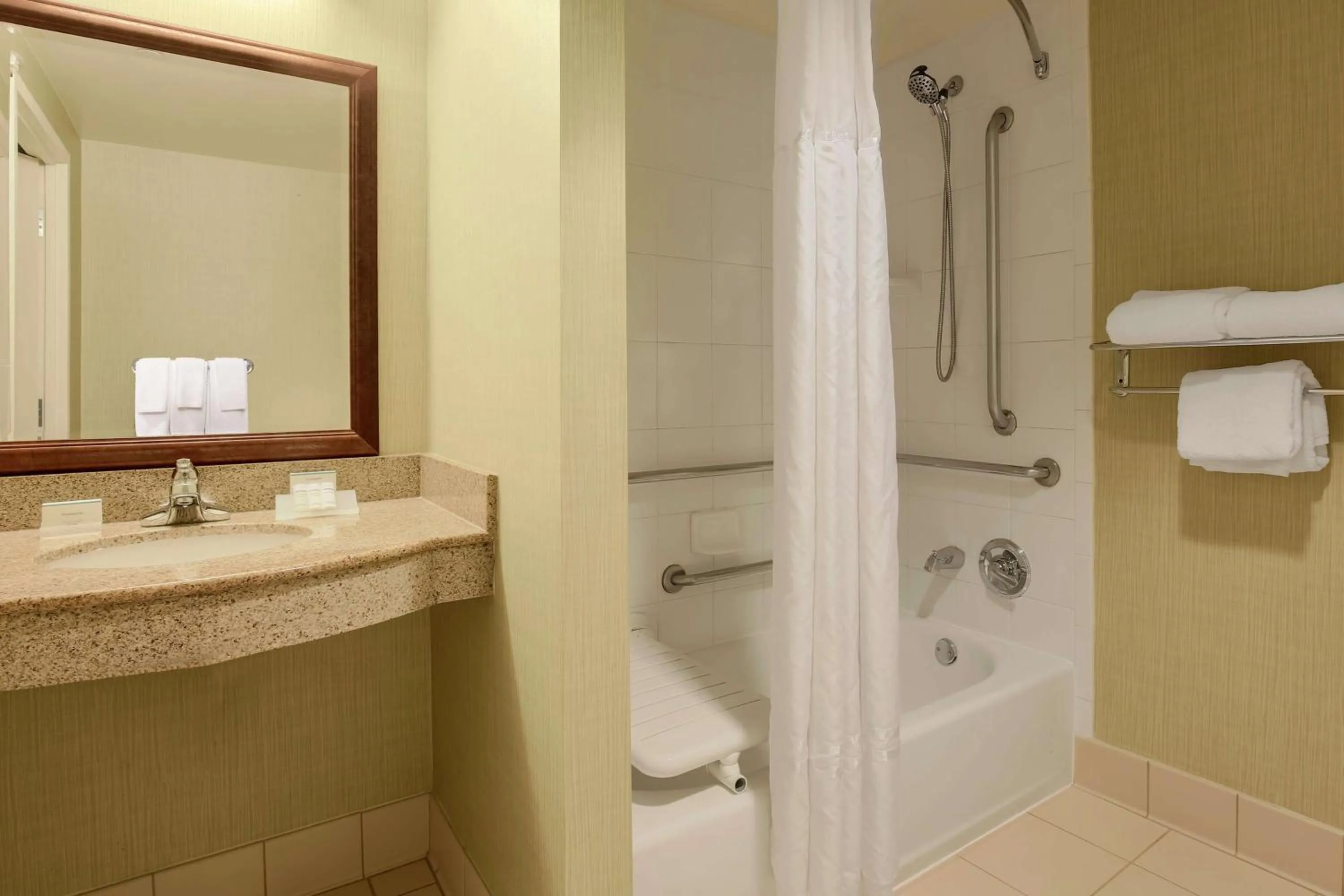 Bathroom in Hilton Garden Inn Chicago/Midway Airport