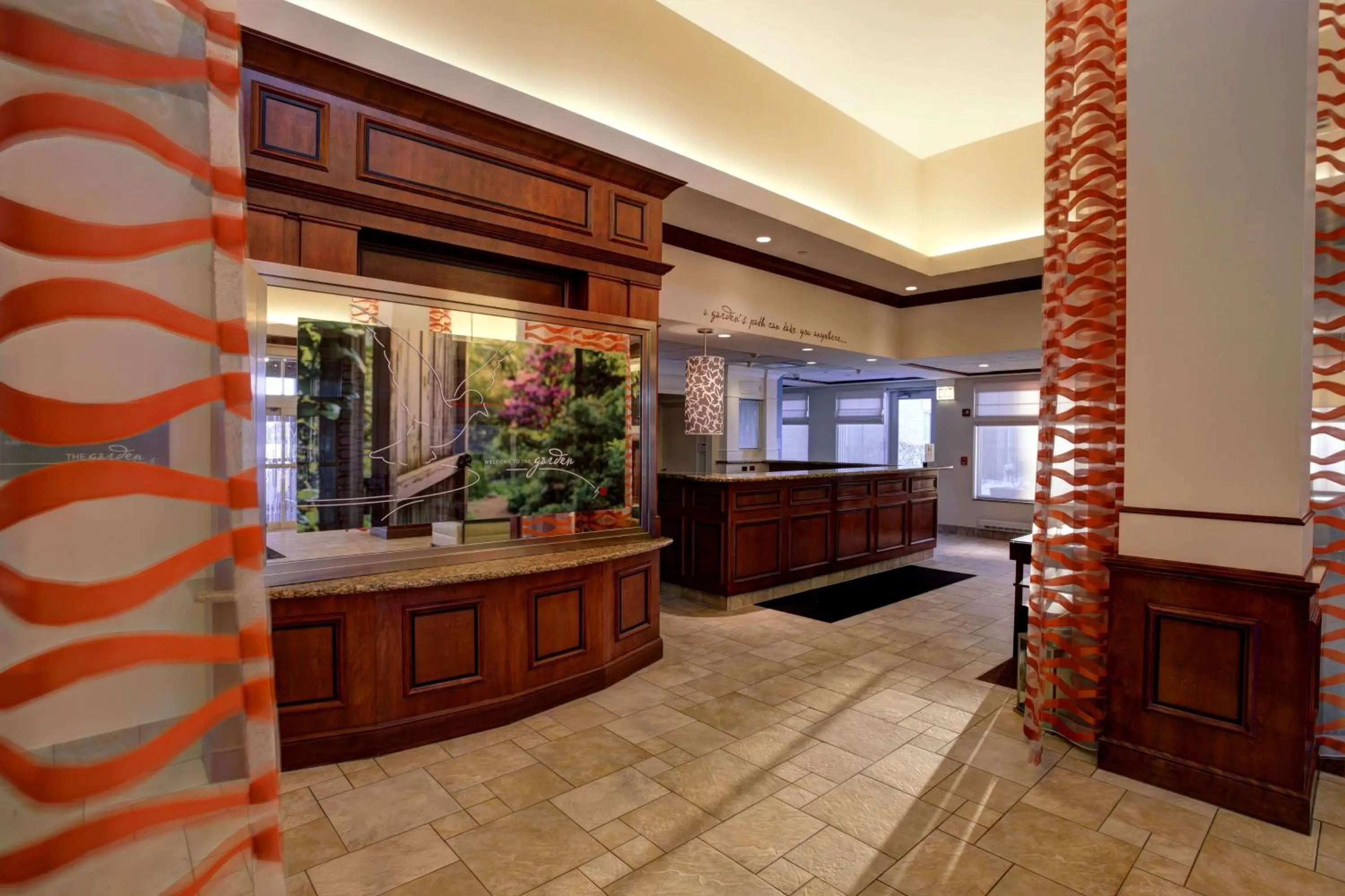 Lobby or reception in Hilton Garden Inn Chicago/Midway Airport