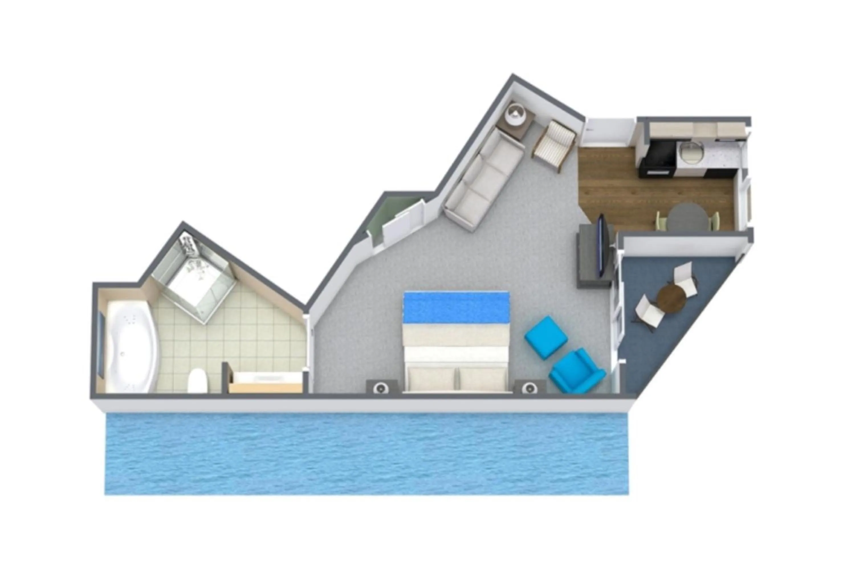 Floor plan in Breakers Resort Hotel