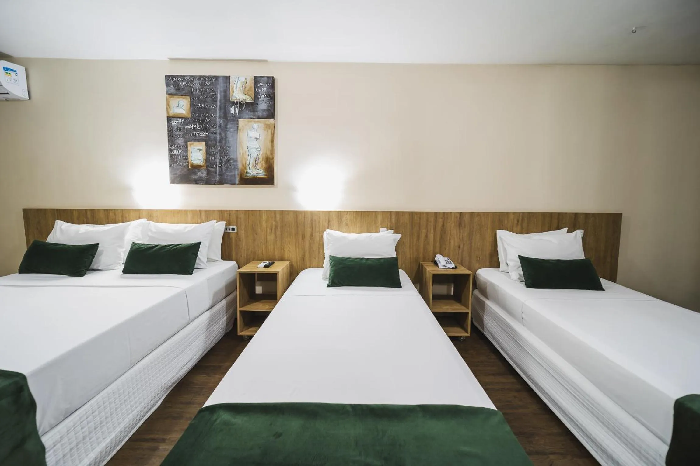 Bed in Hotel Nacional Inn Curitiba Torres