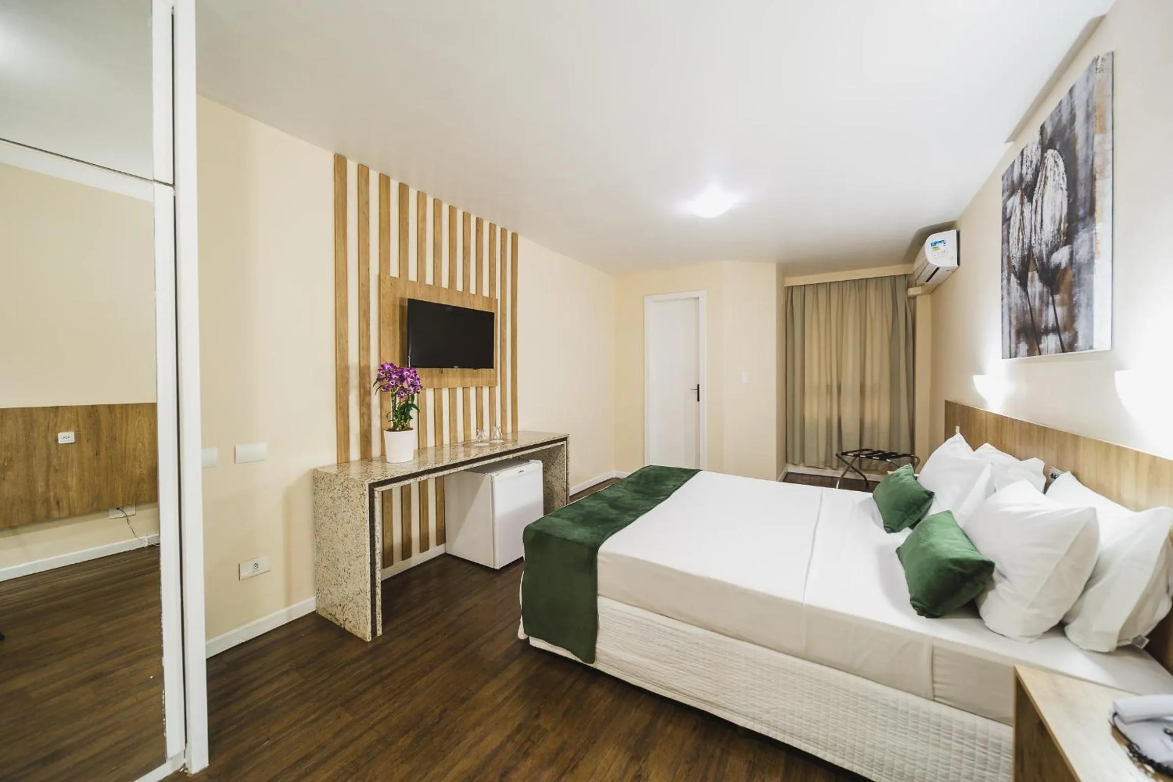 Bed in Hotel Nacional Inn Curitiba Torres