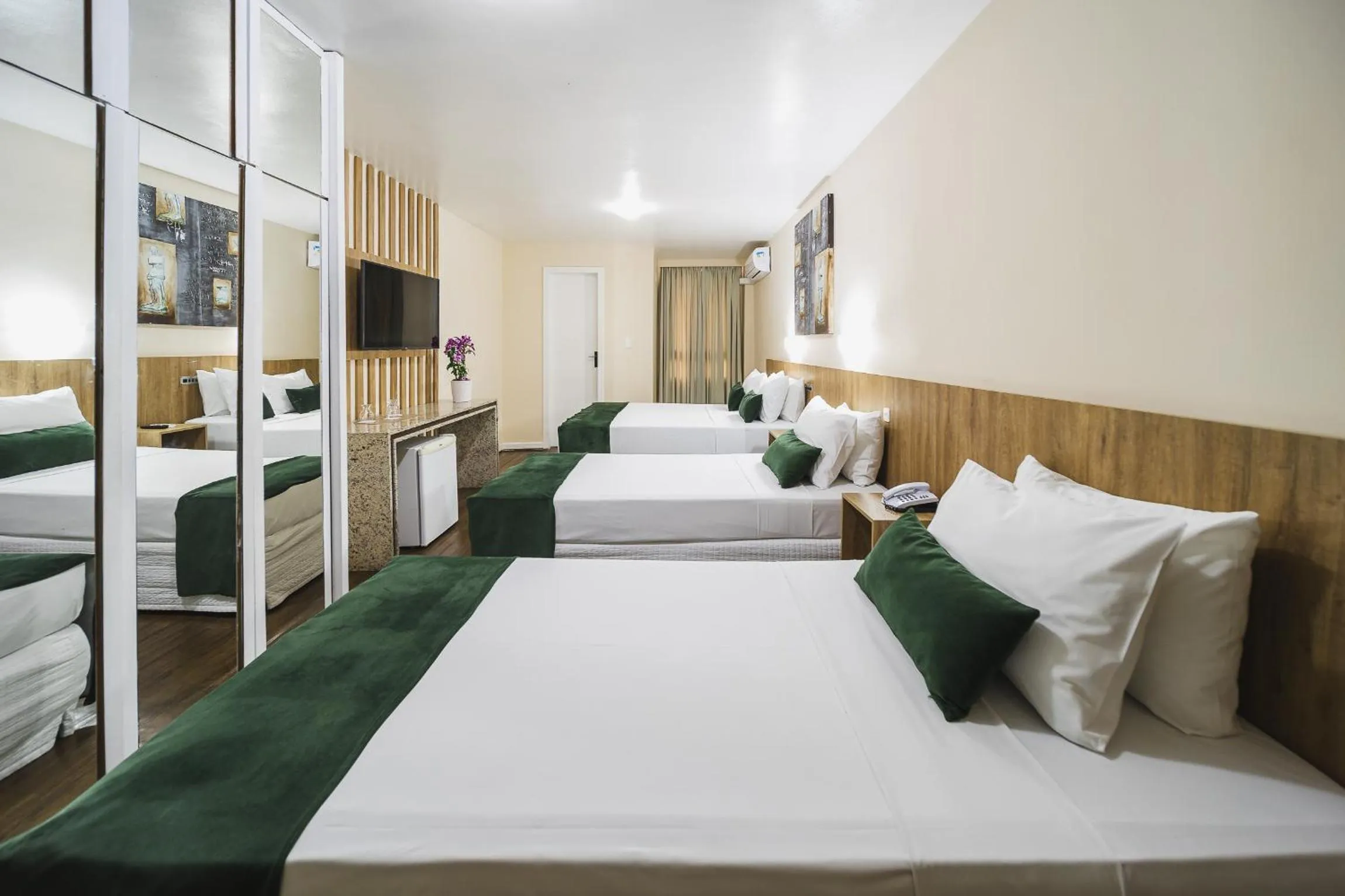 Bed in Hotel Nacional Inn Curitiba Torres