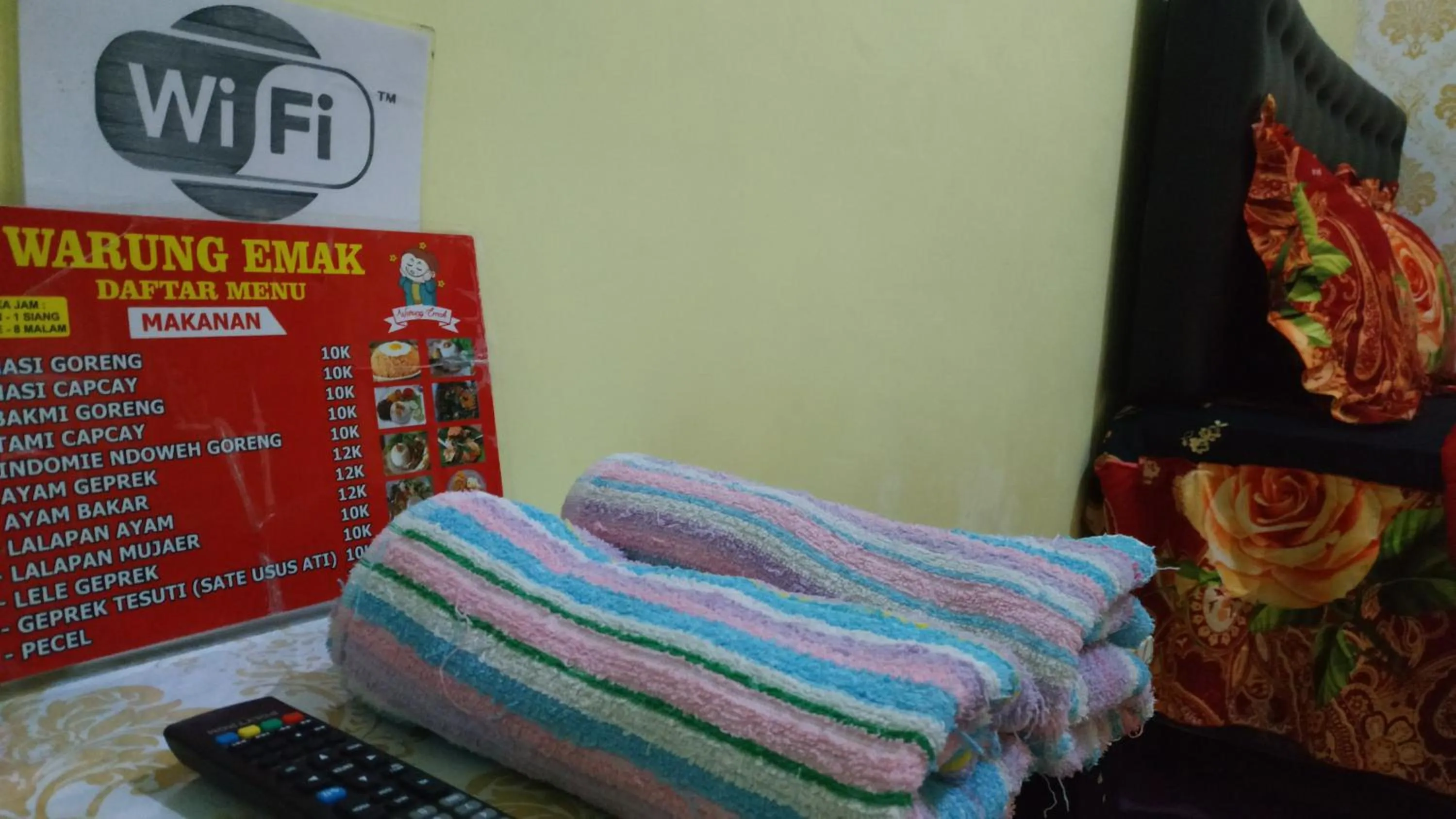 Decorative detail in Penginapan Kahan