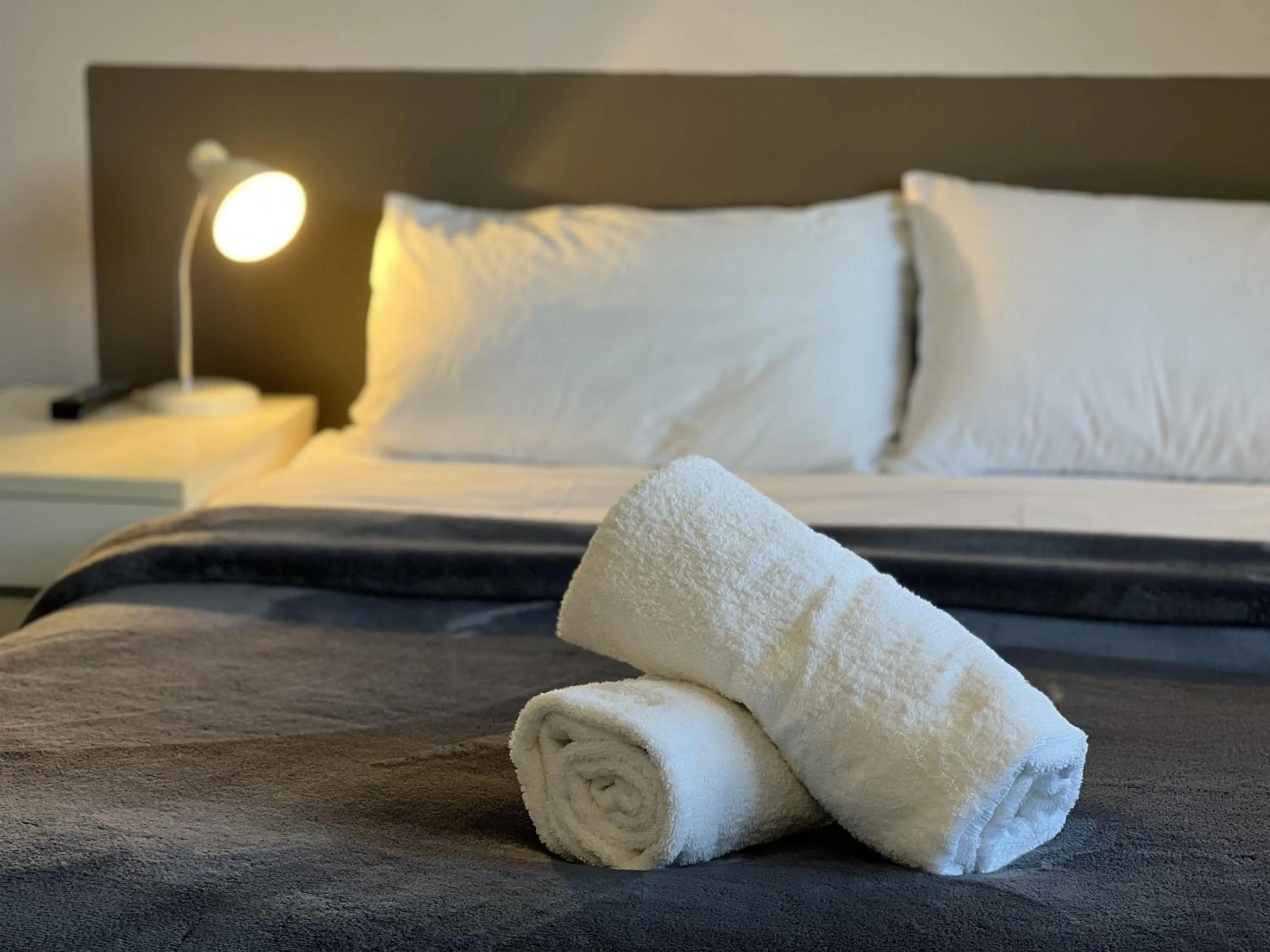 Bed in Yuki Inn Jindabyne