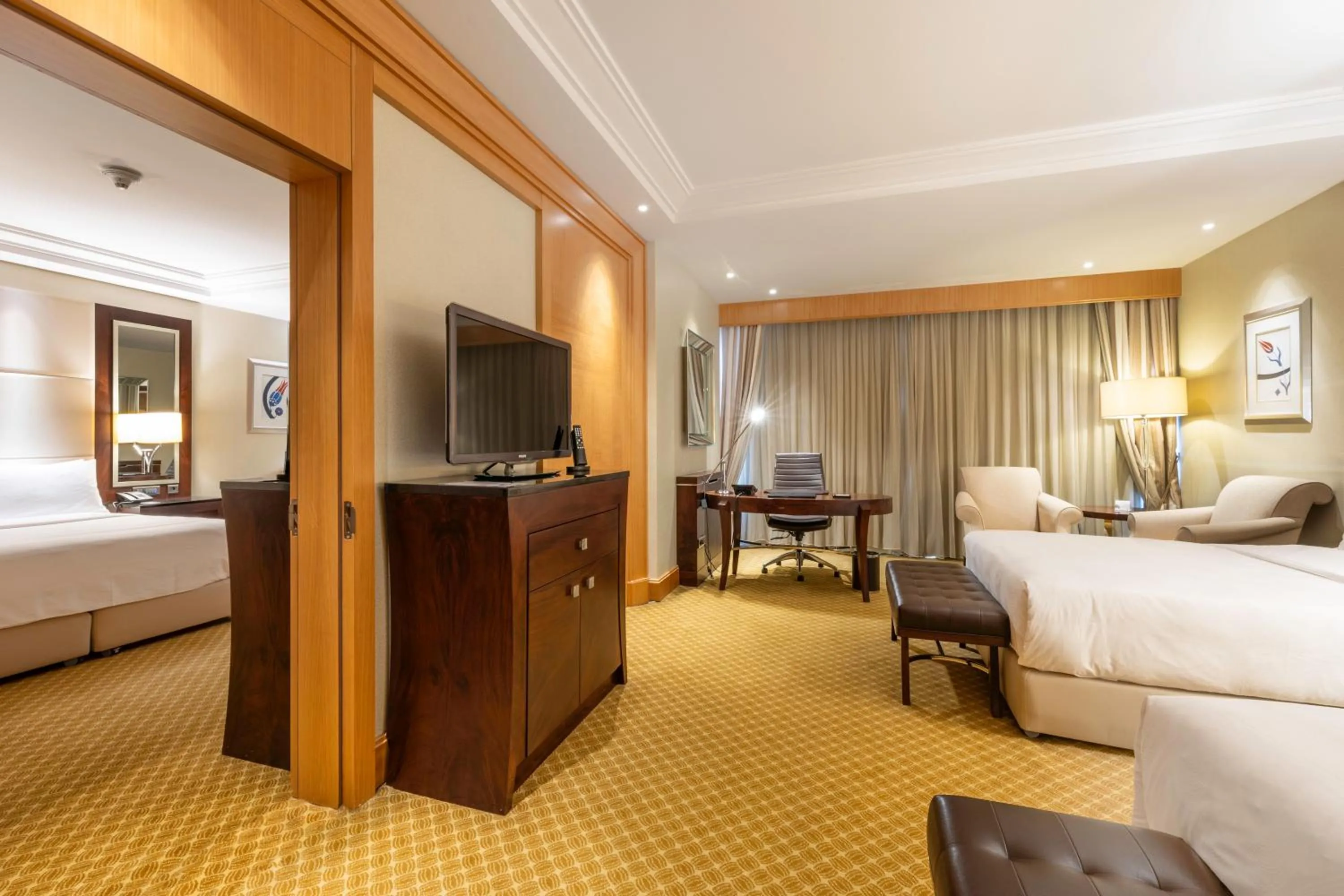 Bed in JW Marriott Hotel Ankara