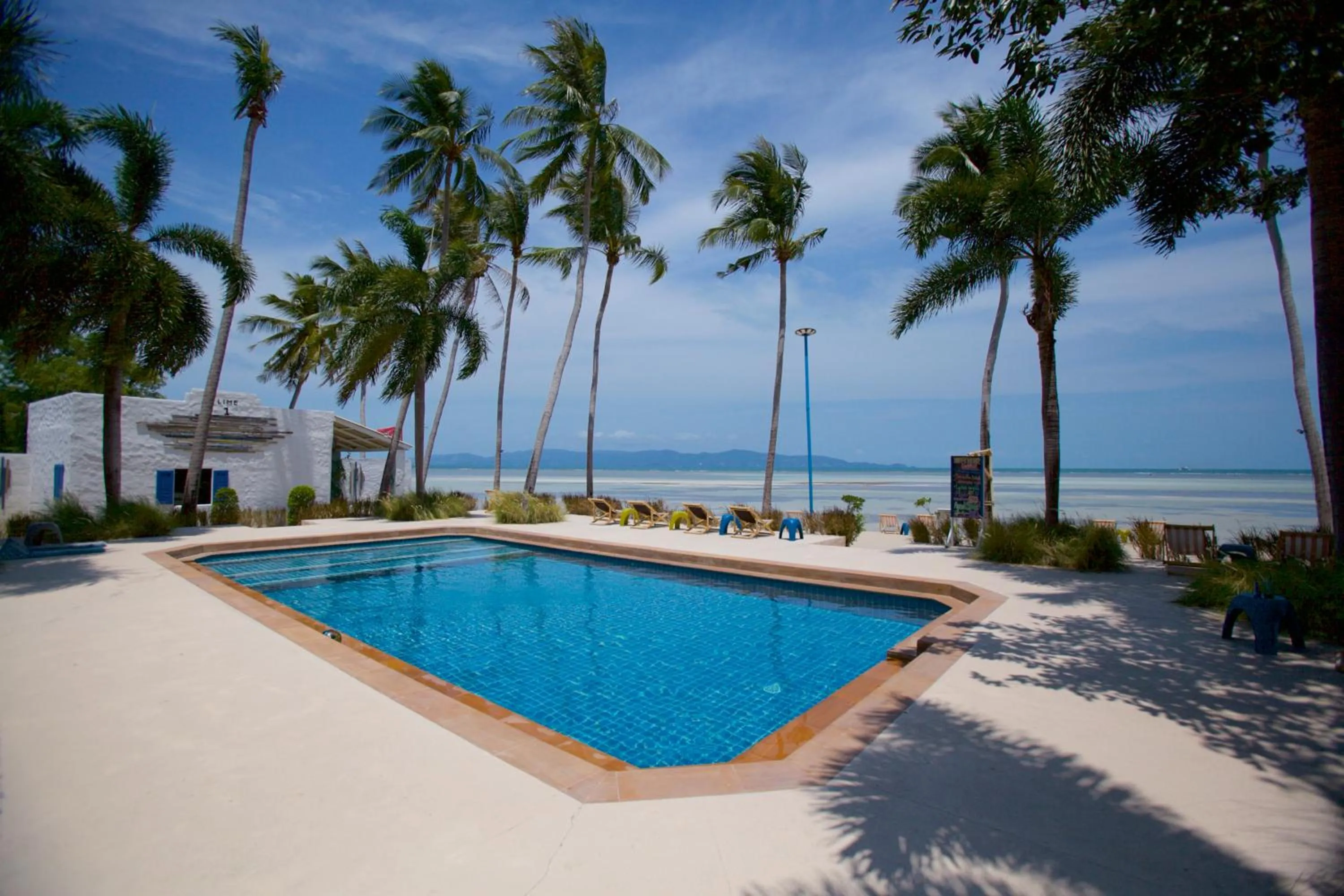 Swimming pool in Lime N Soda Beachfront Resort