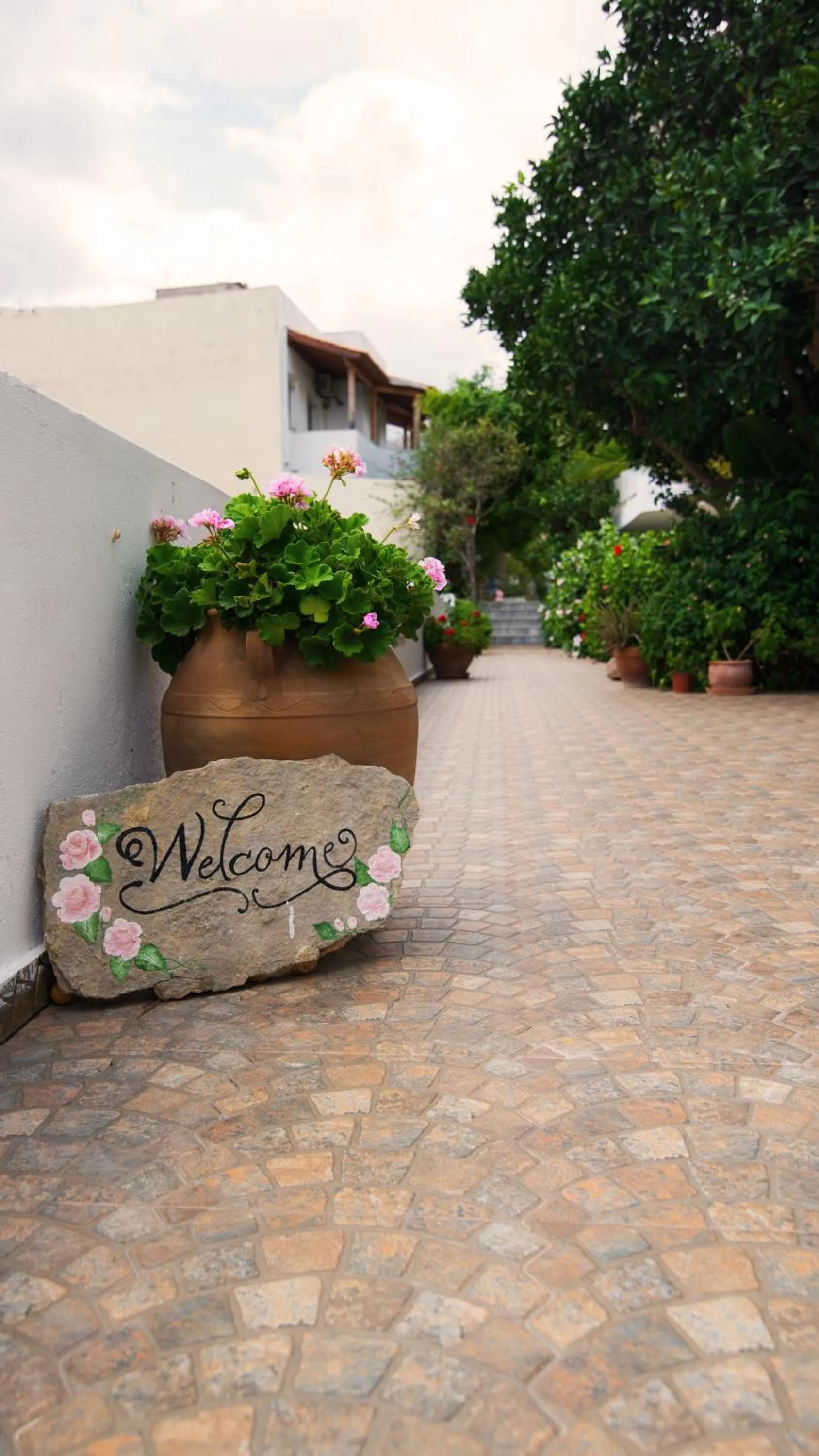 Facade/entrance in Melissa Apartments, Studios & Suites