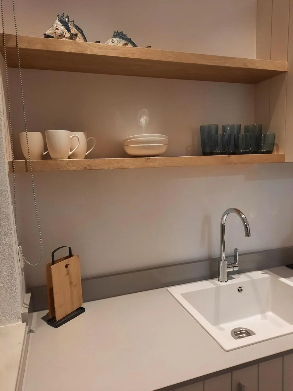 Kitchen or kitchenette in Melissa Apartments, Studios & Suites