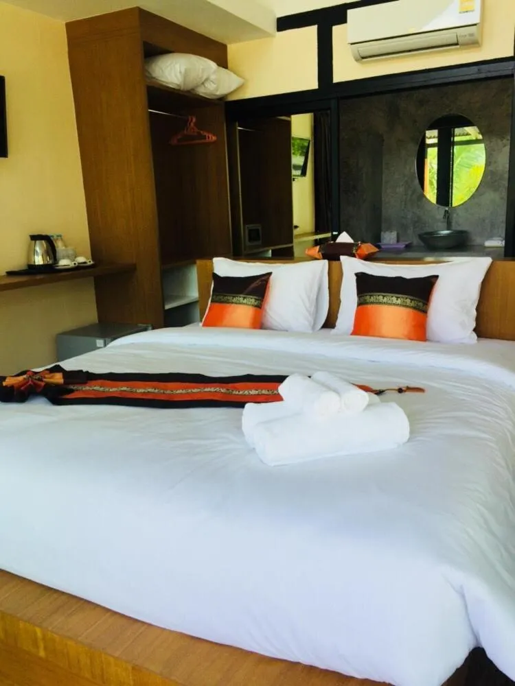 Bed in Mook Tamarind Resort