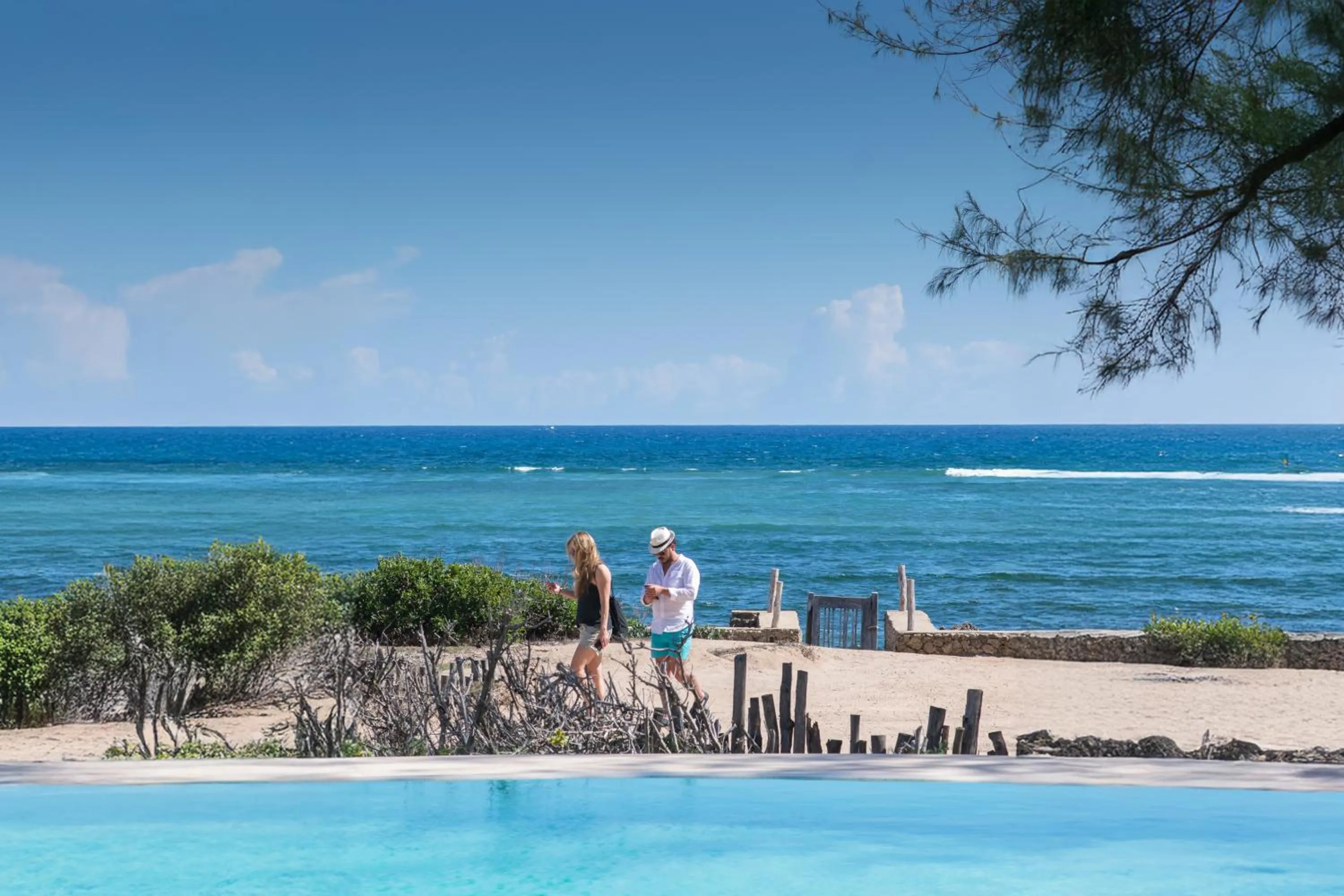 Pool view in The Charming Lonno Lodge Watamu