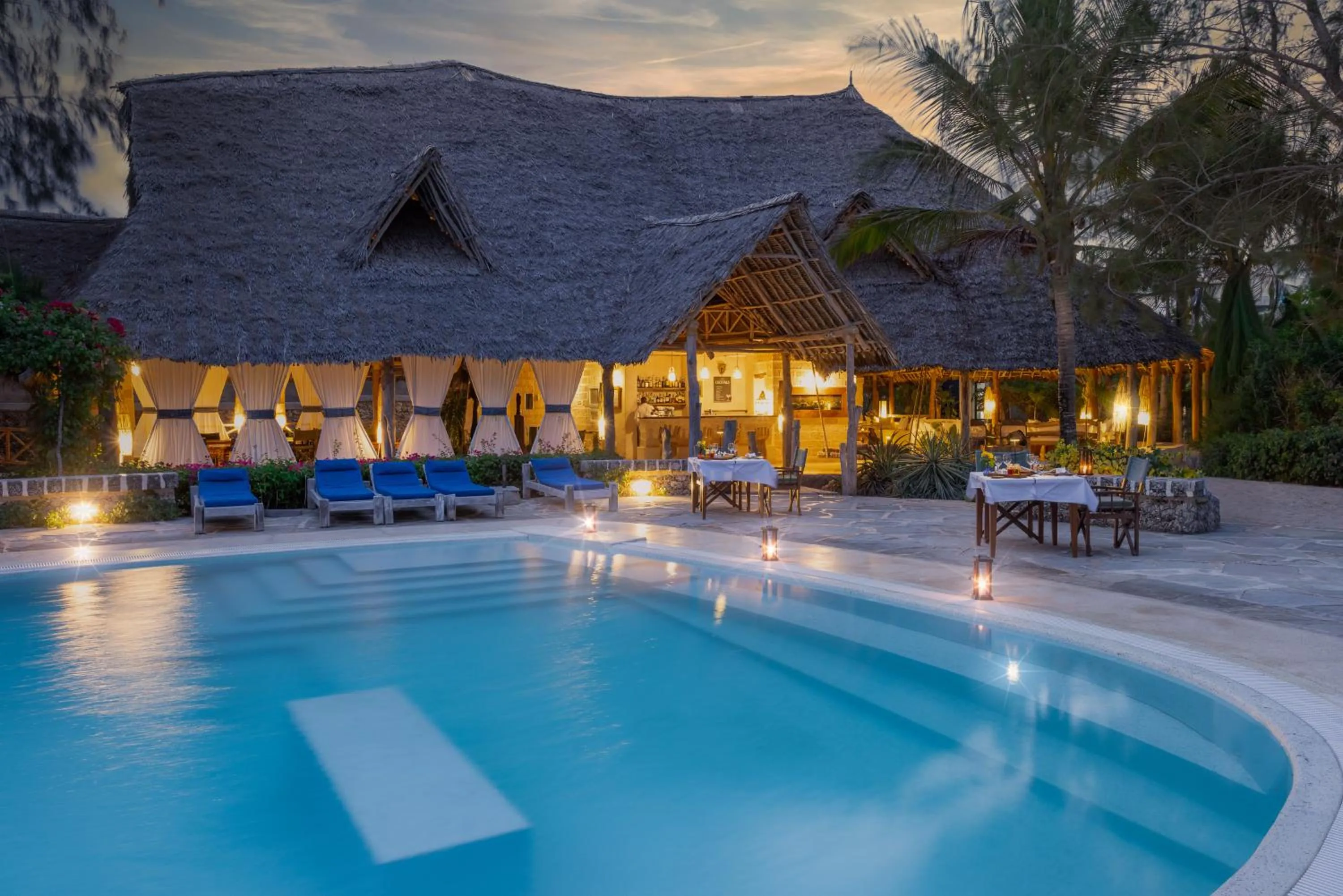 Restaurant/places to eat in The Charming Lonno Lodge Watamu