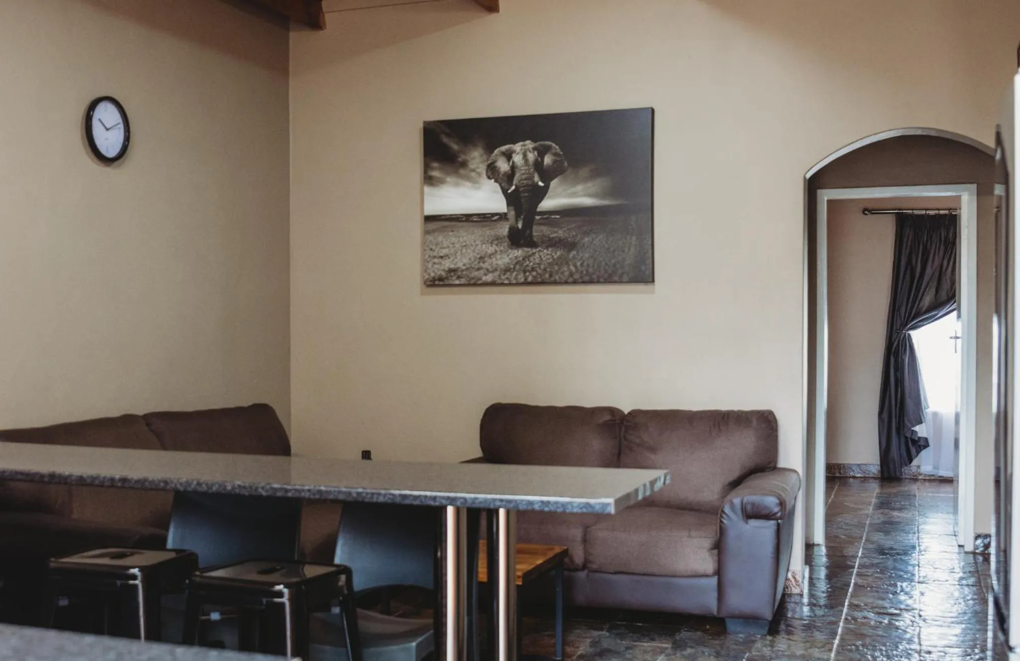 Seating area in Casa Leitao Lodge