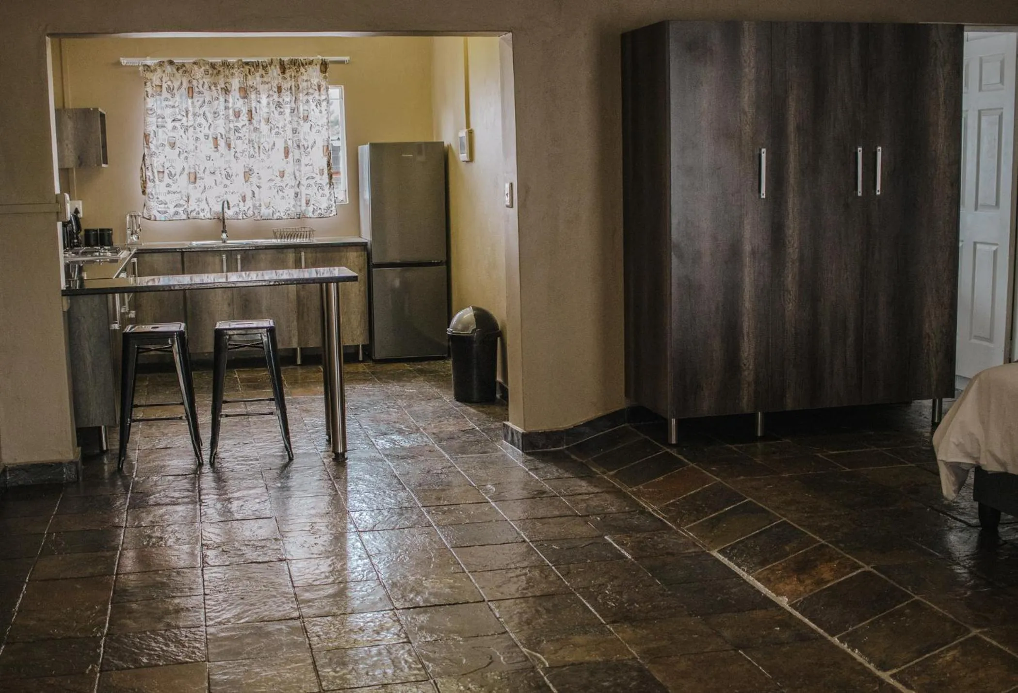 Kitchen or kitchenette in Casa Leitao Lodge