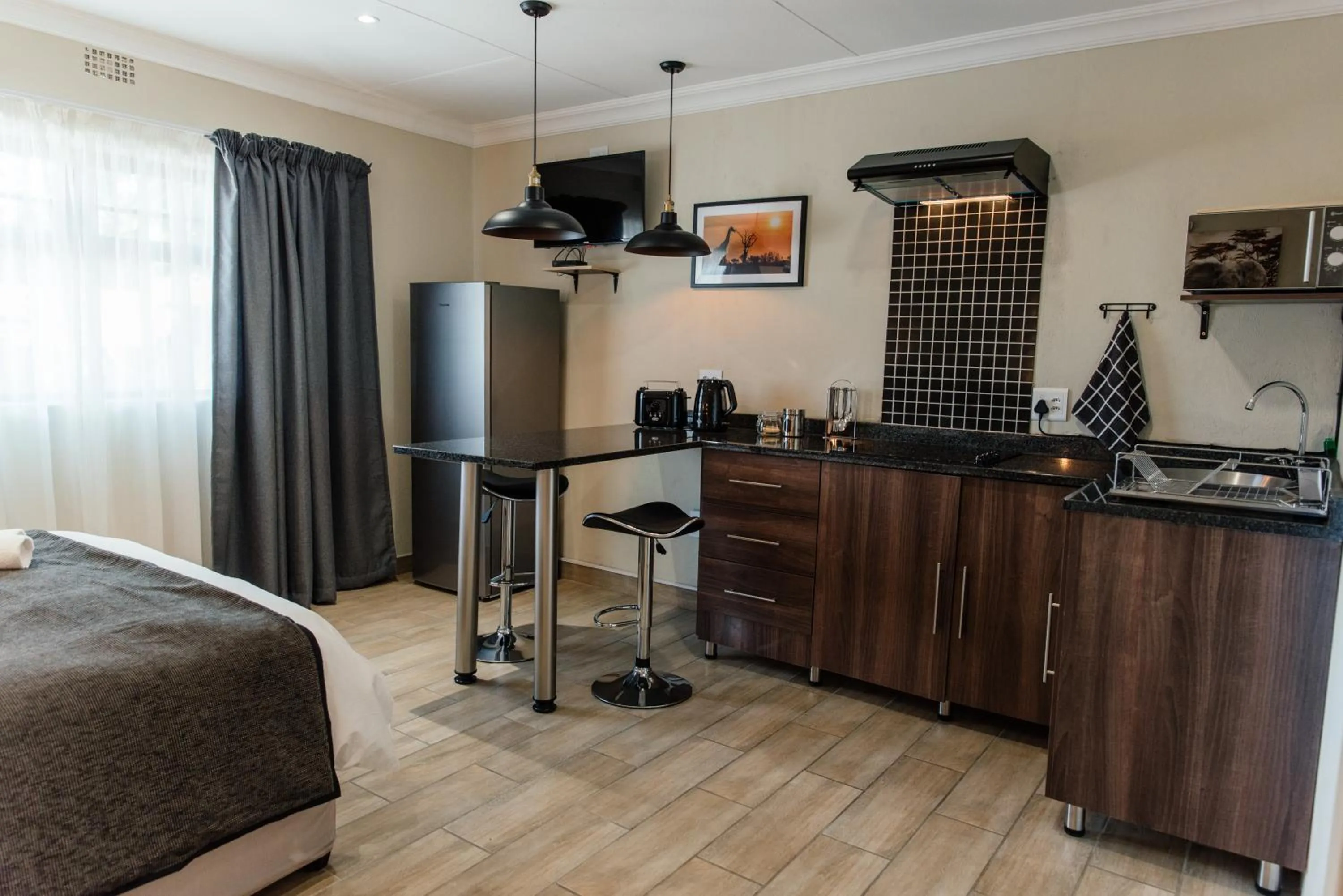 Kitchen or kitchenette in Casa Leitao Lodge