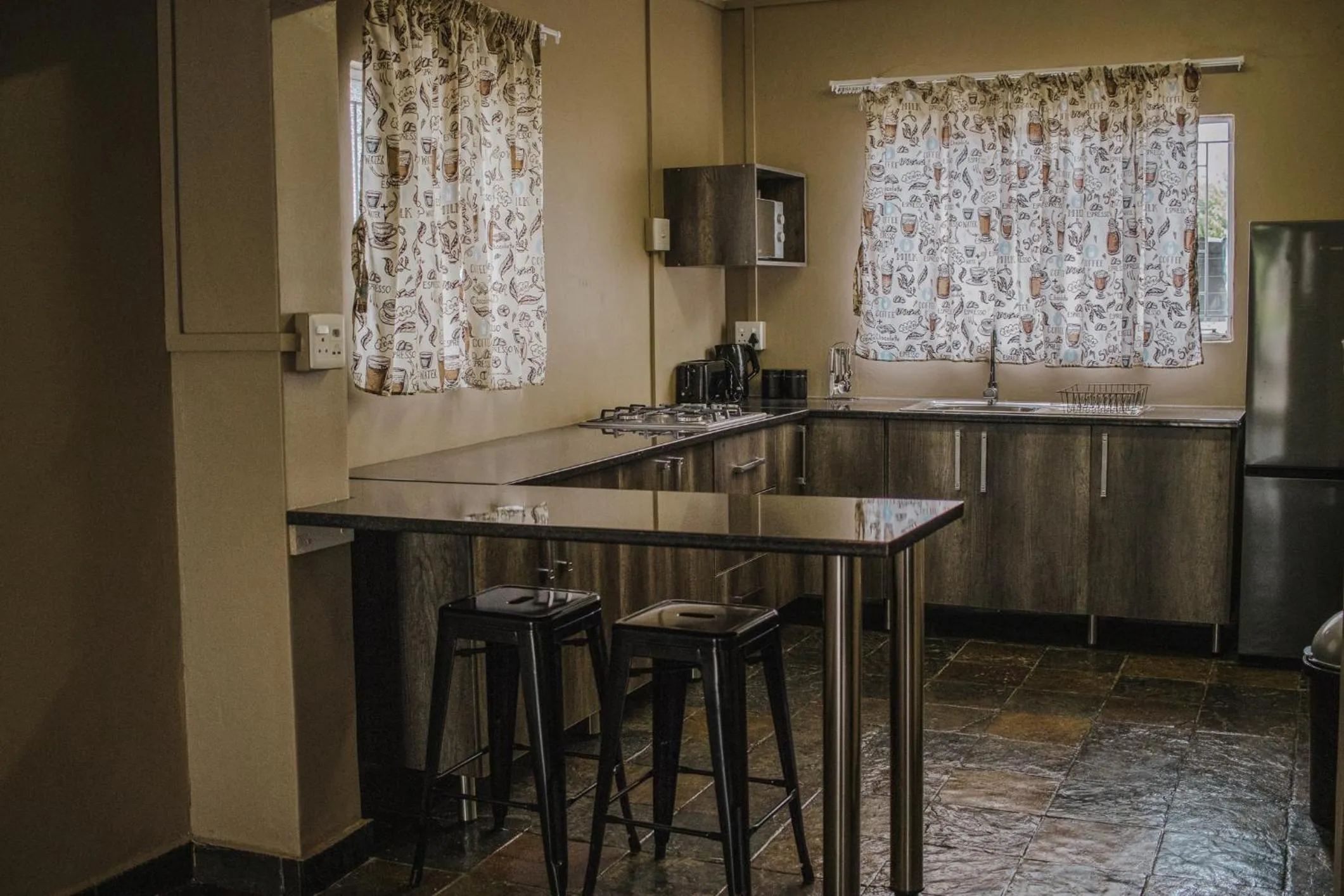 Kitchen or kitchenette in Casa Leitao Lodge