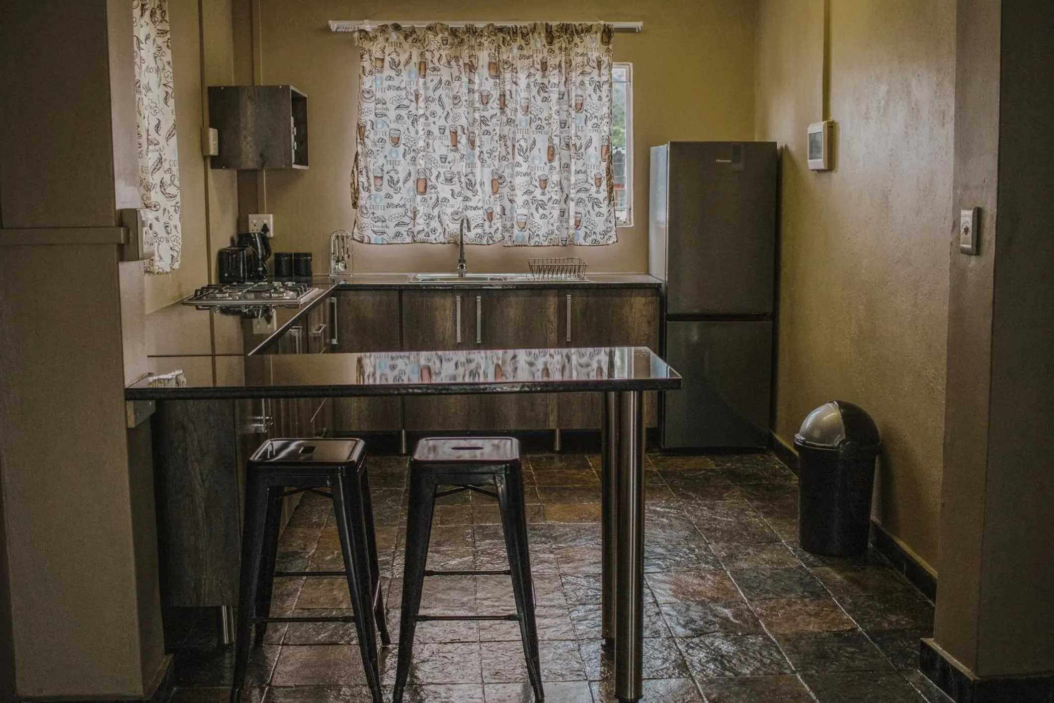 Kitchen or kitchenette in Casa Leitao Lodge