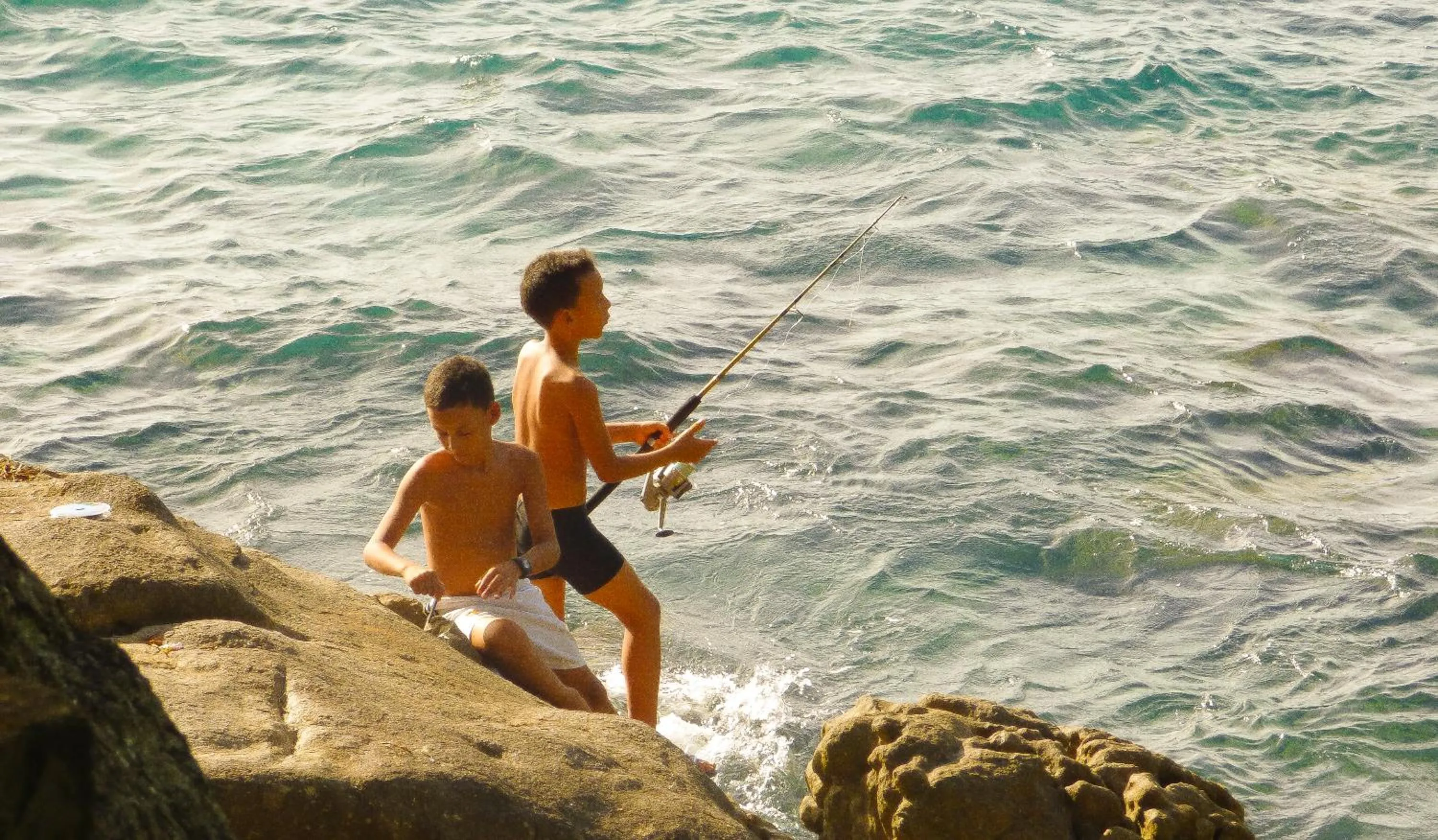 Fishing in Mouggae Blues Villas