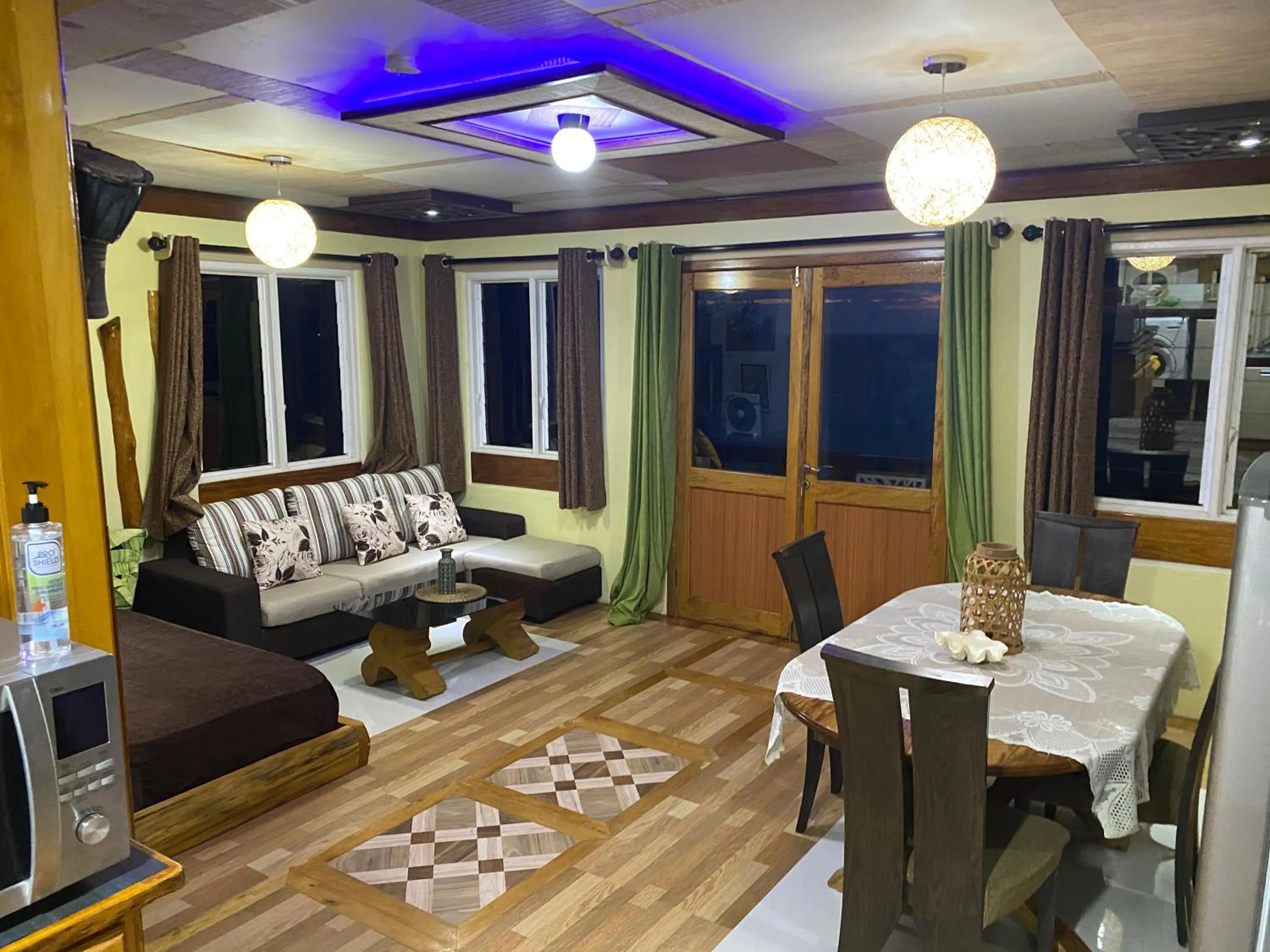 Living room in Mouggae Blues Villas