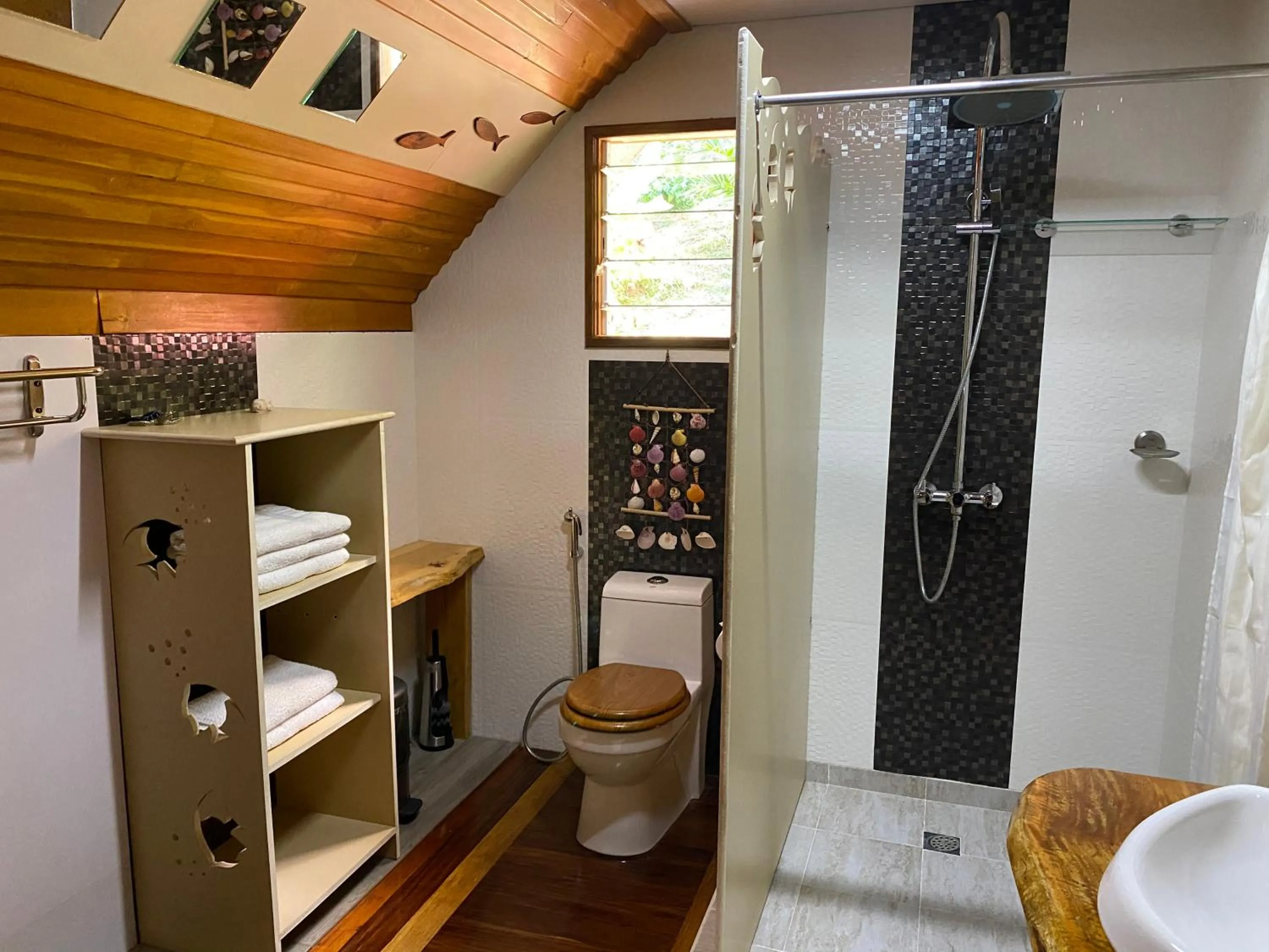 Bathroom in Mouggae Blues Villas