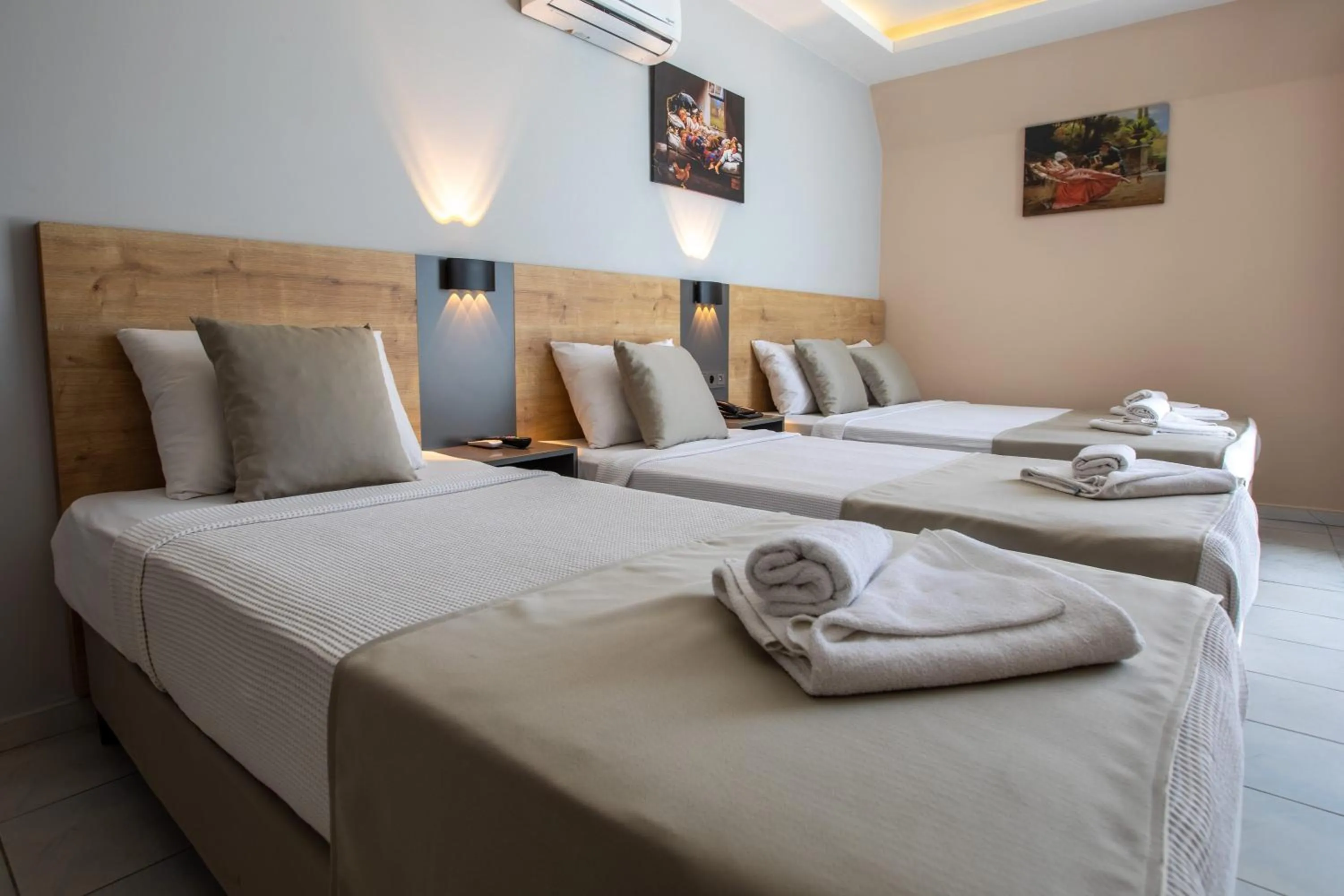 Bed in Alanya Risus Park Hotel