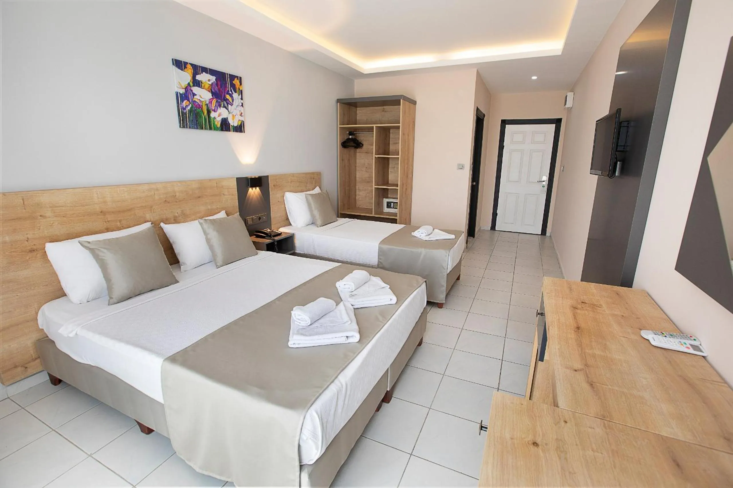 Bed in Alanya Risus Park Hotel