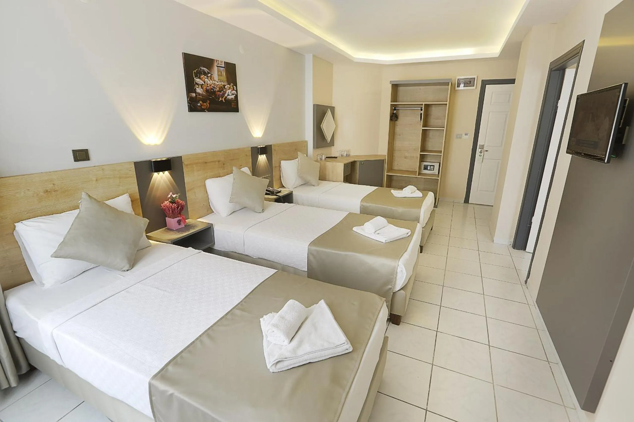 Bed in Alanya Risus Park Hotel