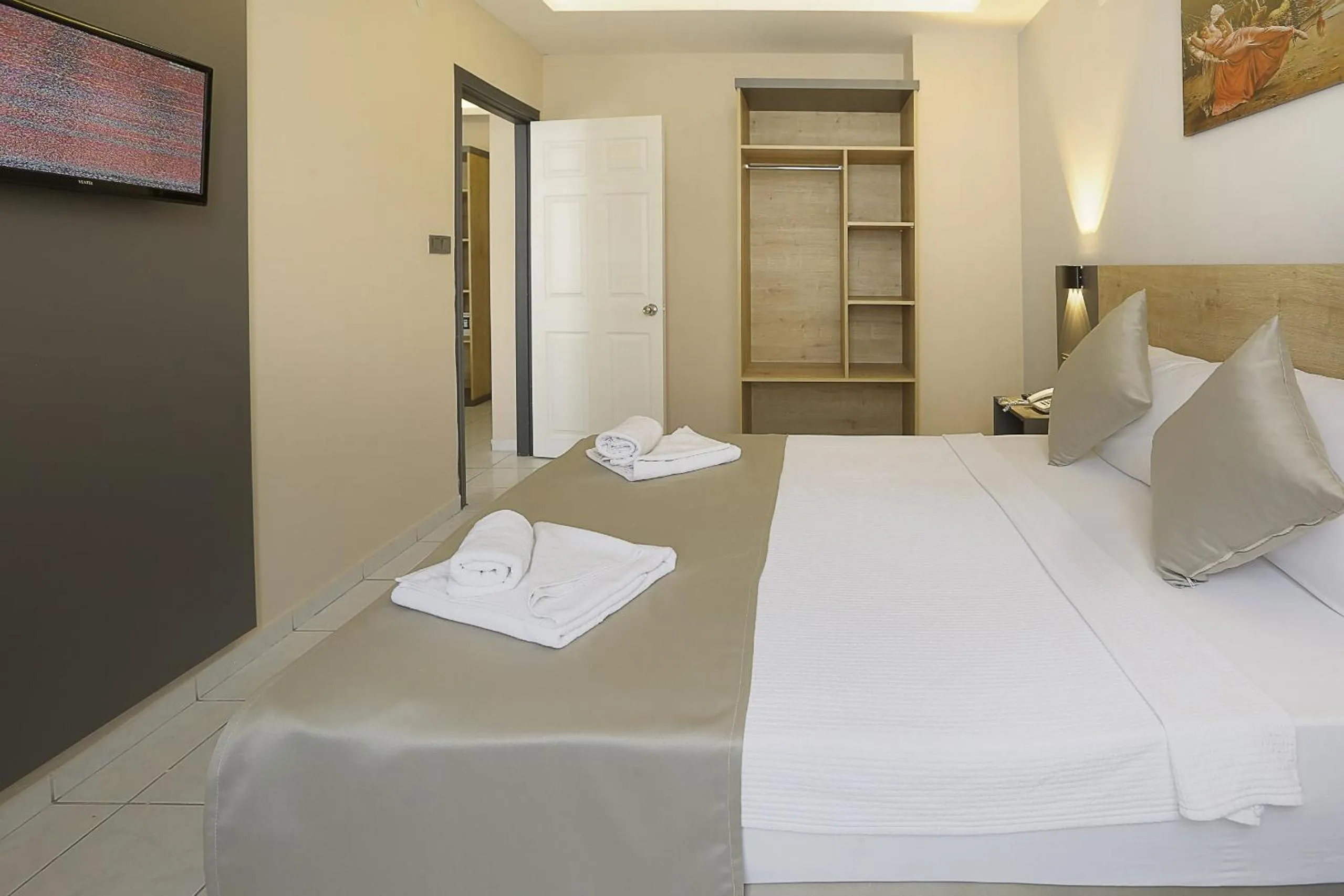 Bed in Alanya Risus Park Hotel