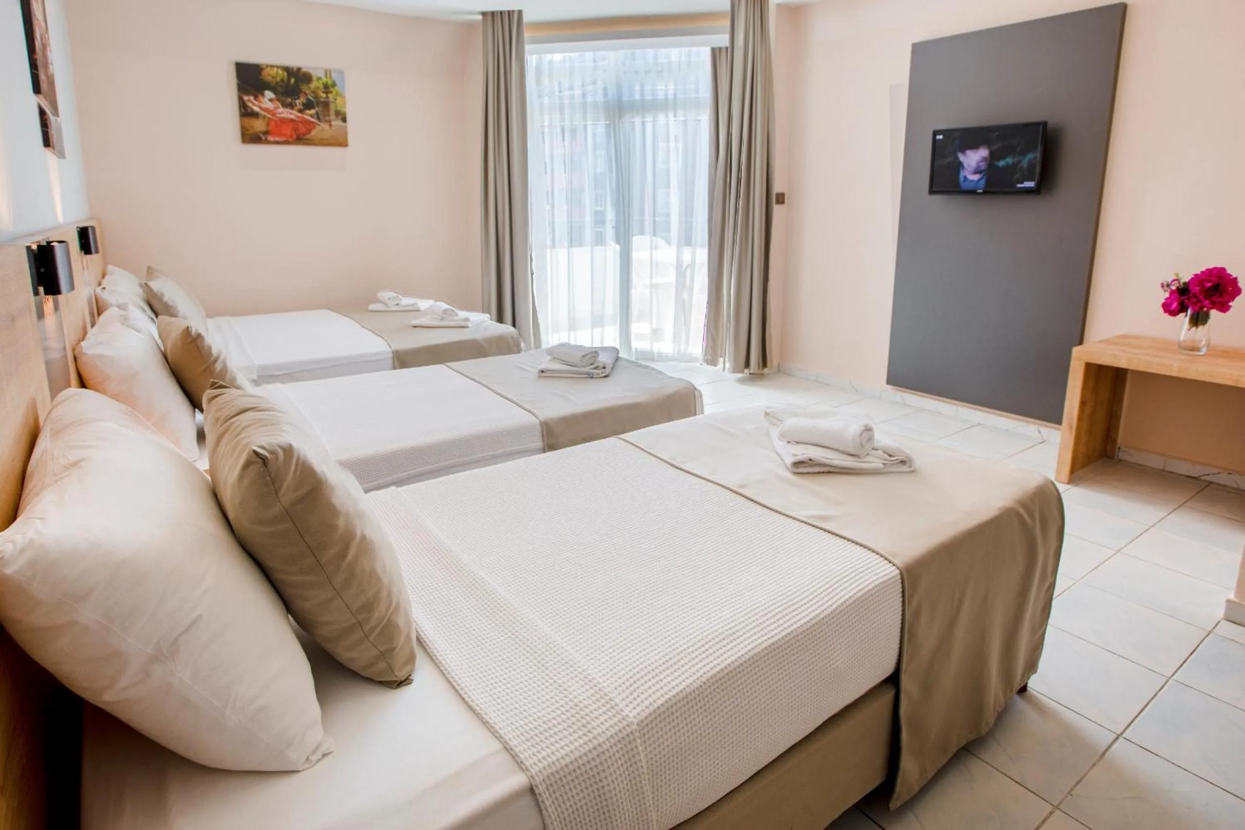 Bed in Alanya Risus Park Hotel