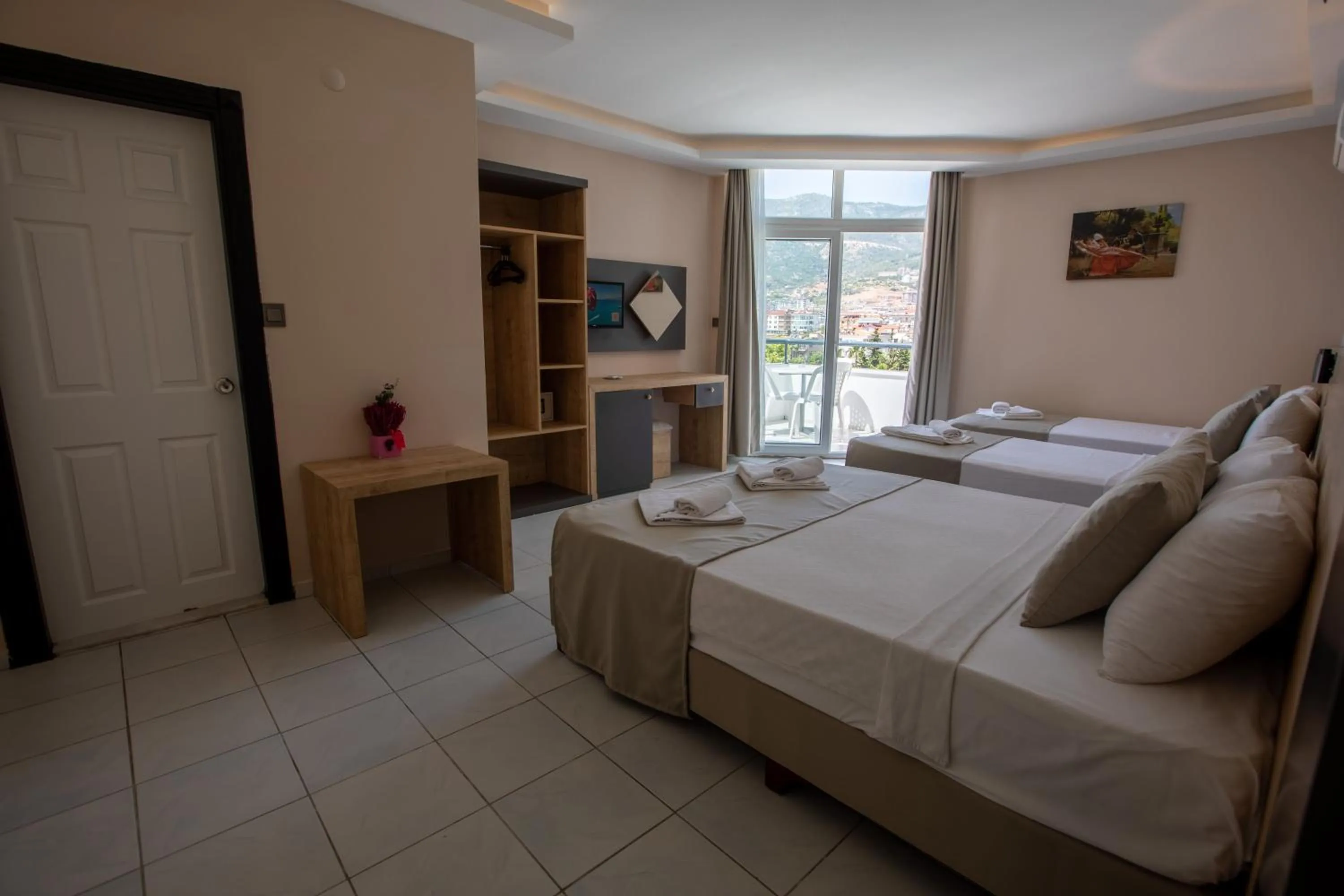 Bed in Alanya Risus Park Hotel